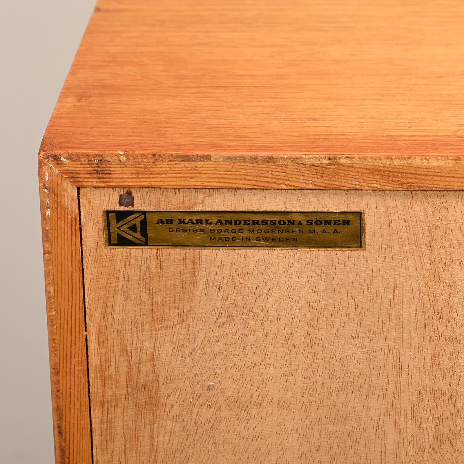 Commode Öresund de Børge Mogensen en placage d'Oak pour Karl Andersson, années 1970. en vente 13