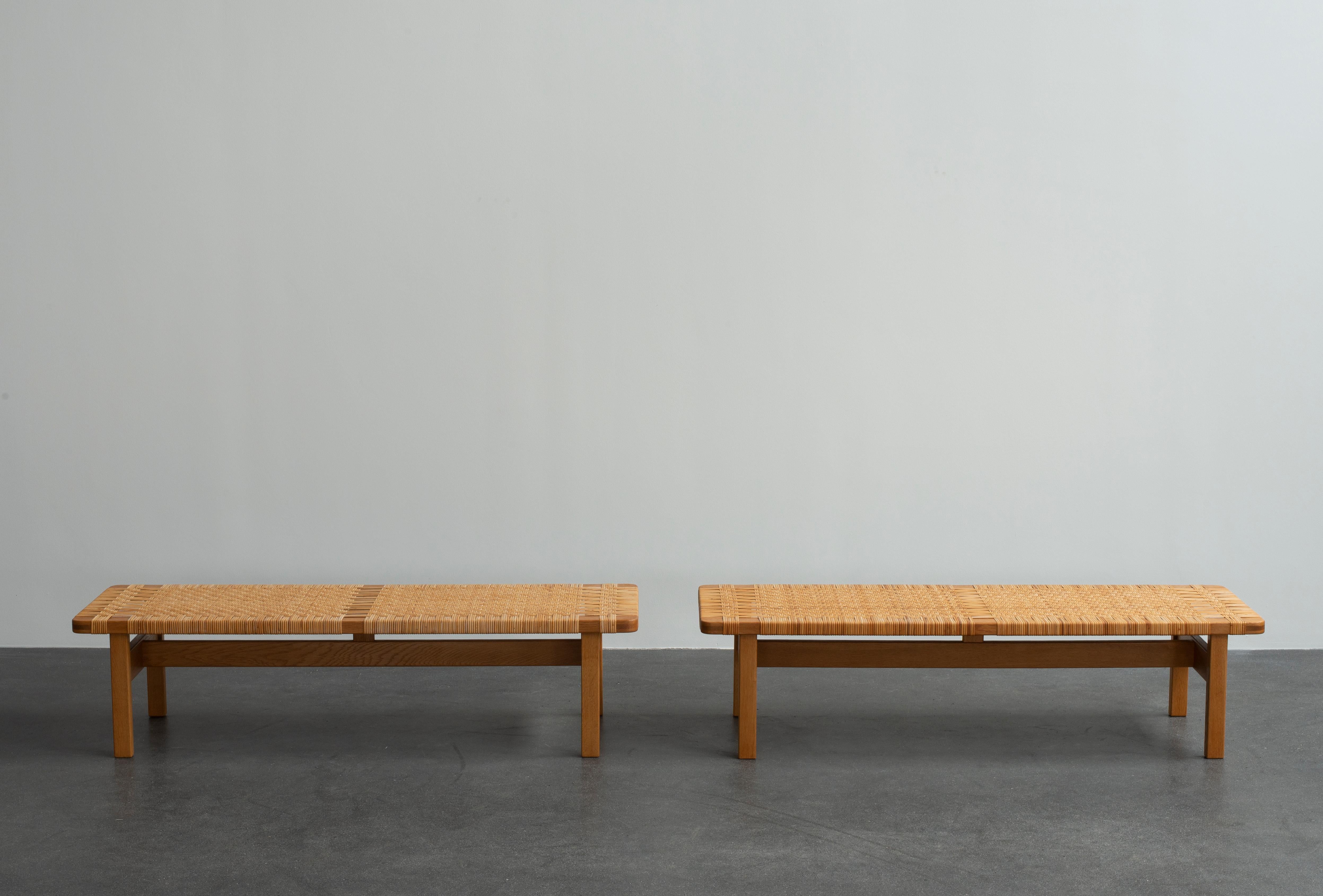 Scandinavian Modern Børge Mogensen Pair of Benches for Fredericia Furniture