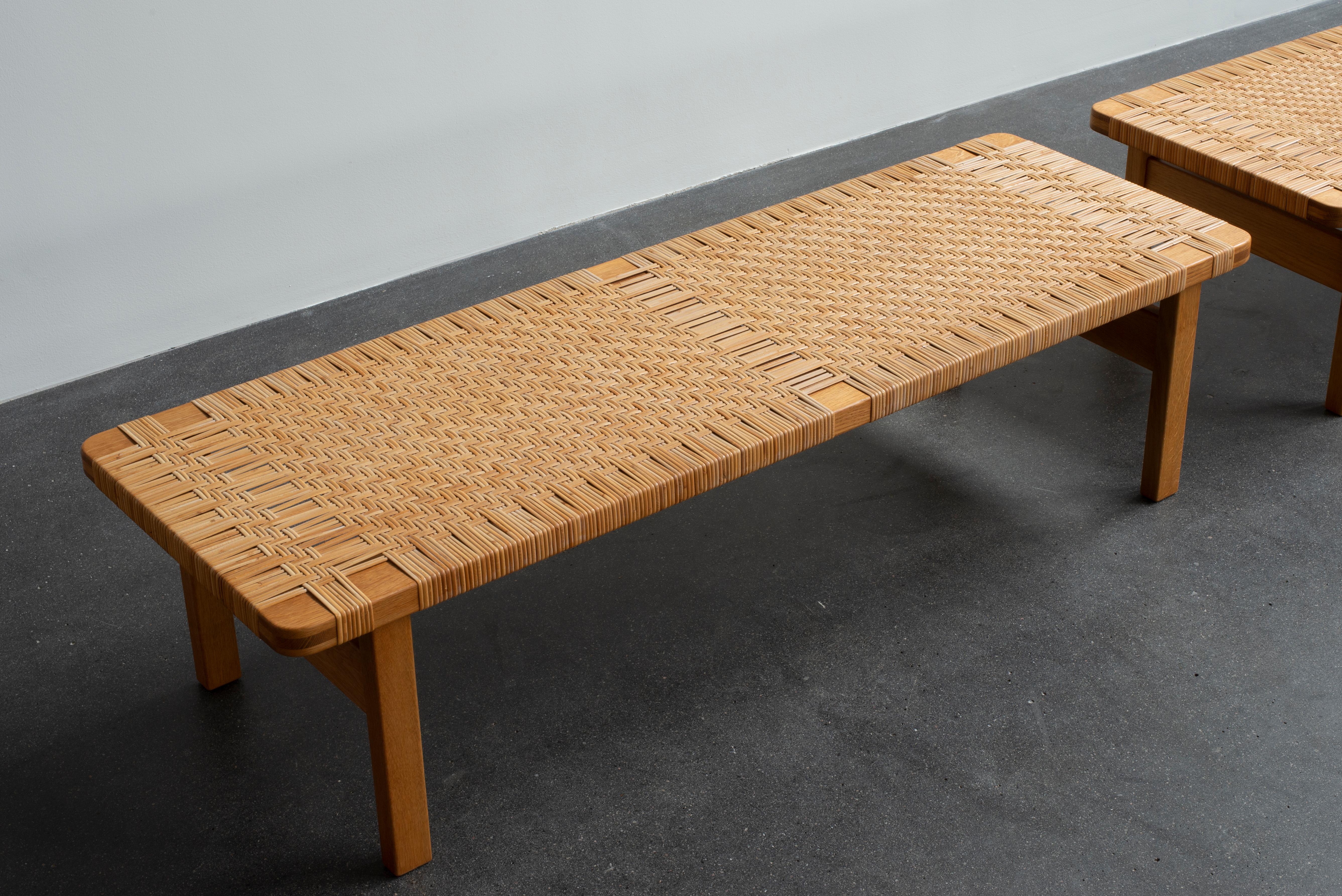 Polished Børge Mogensen Pair of Benches for Fredericia Furniture