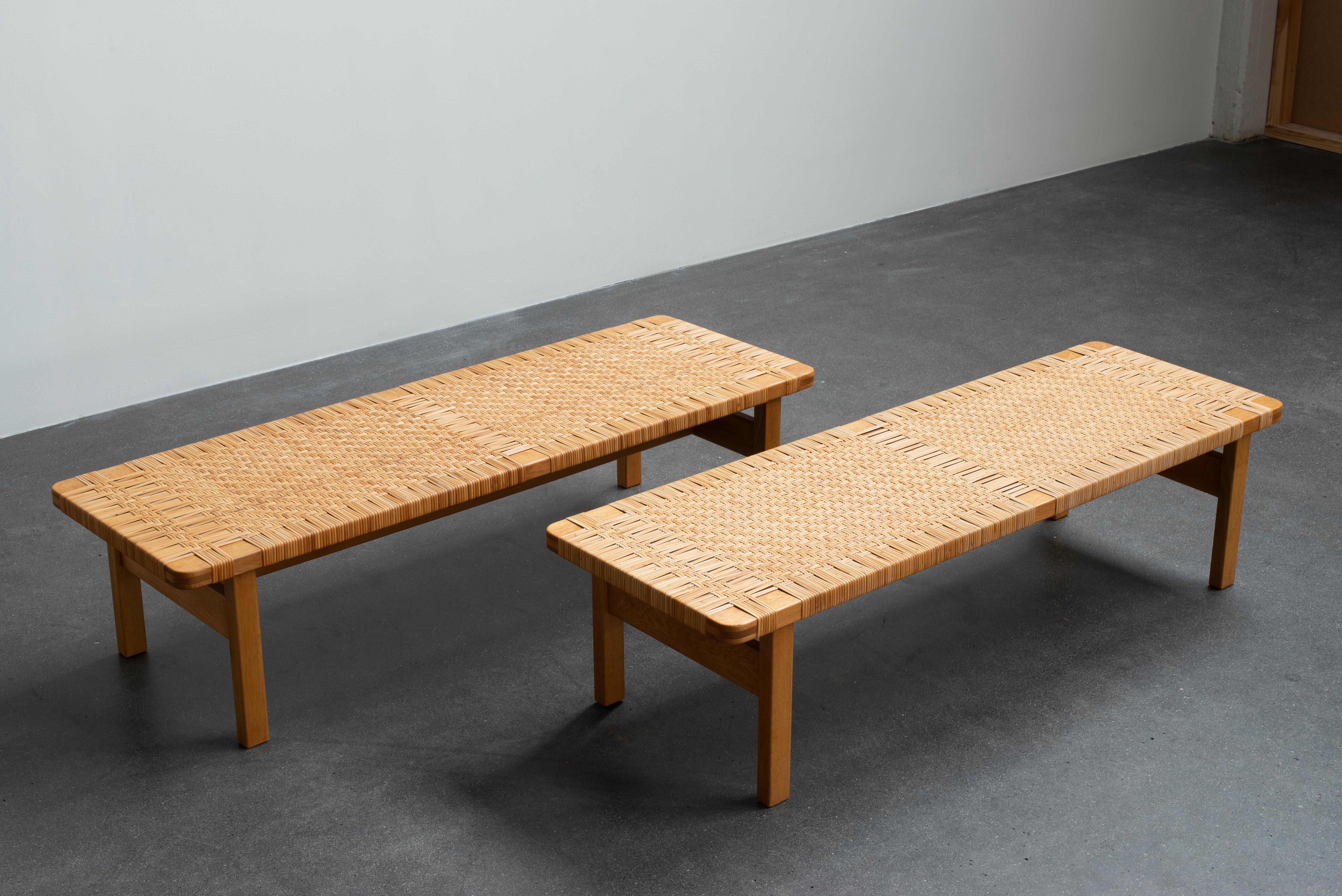 Børge Mogensen Pair of Benches for Fredericia Furniture In Good Condition In Copenhagen, DK