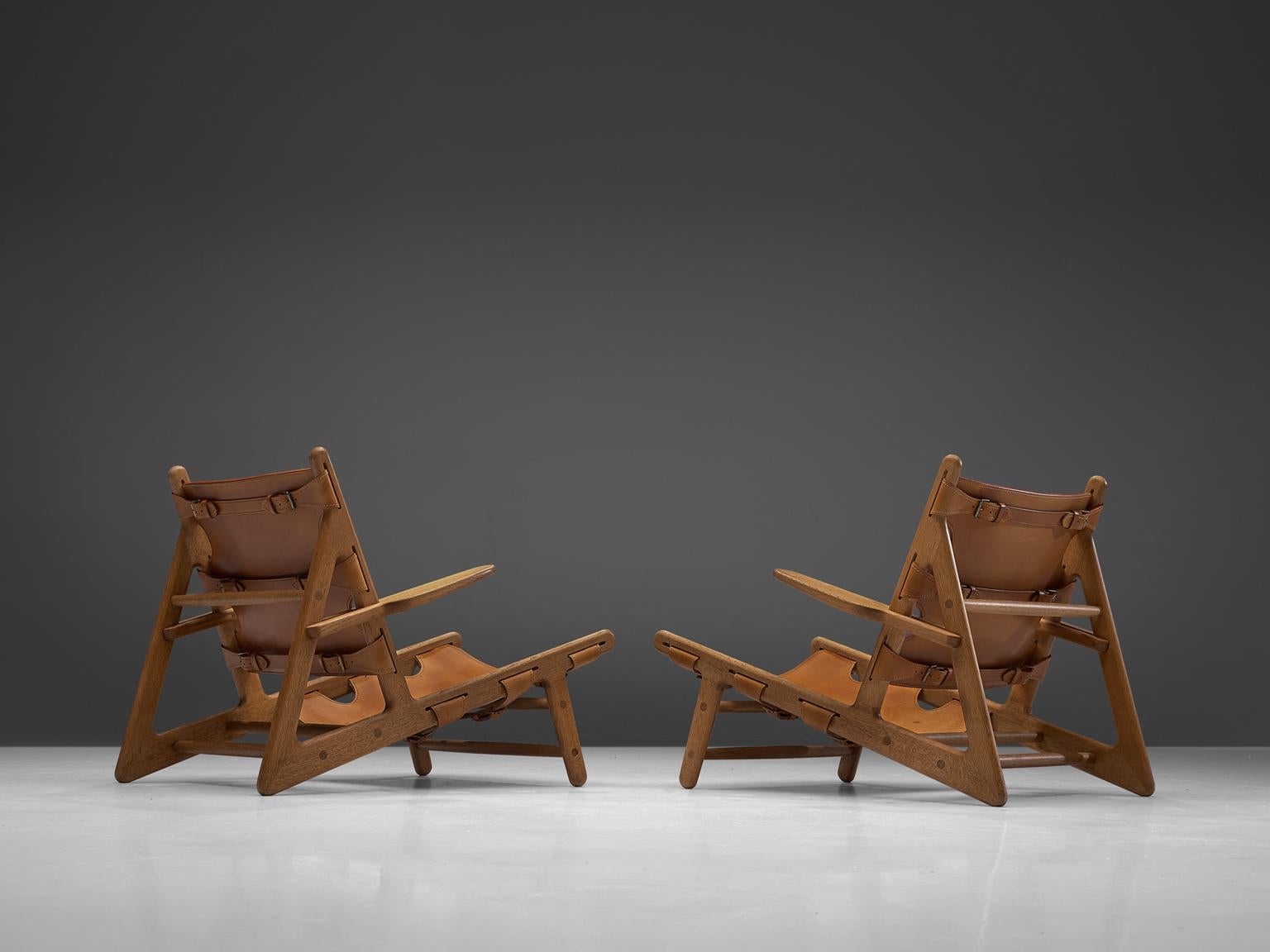 Danish Børge Mogensen Pair of Hunting Chairs
