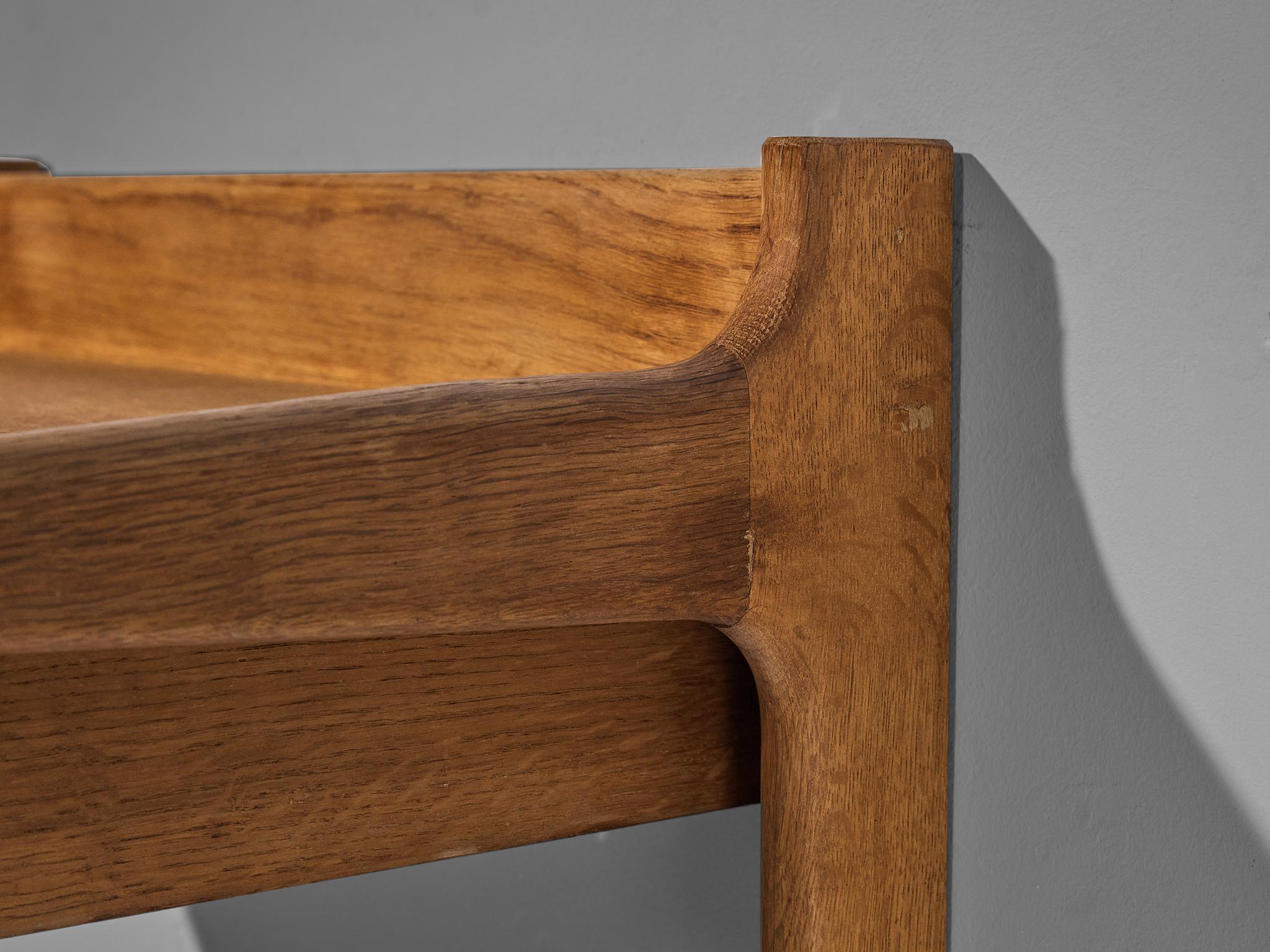 Børge Mogensen Pair of Wall-Mounted Night Stands in Oak 3
