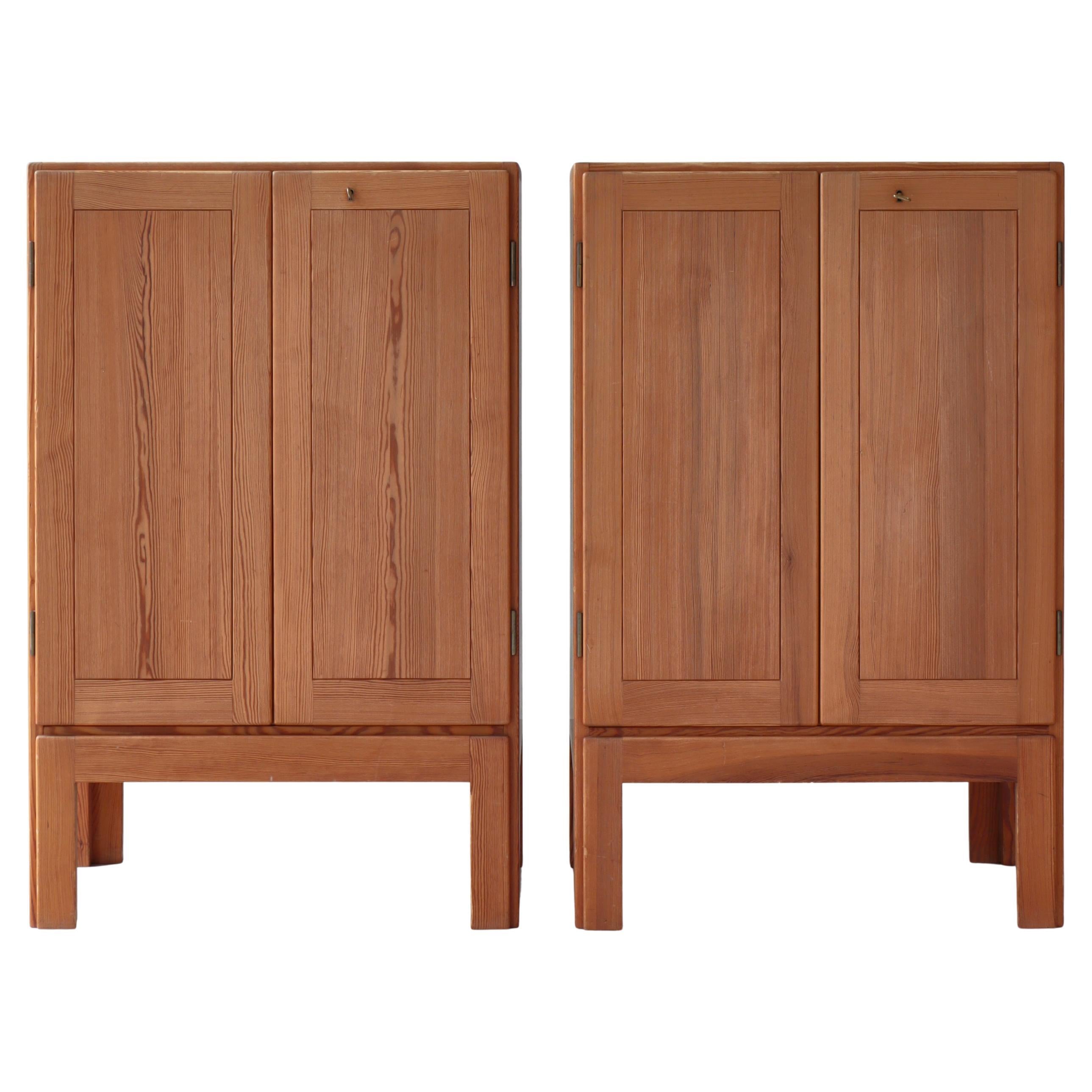 Armarios de madera de pino Børge Mogensen "Asserbo" Karl Andersson & Sons, Suecia, Años 60