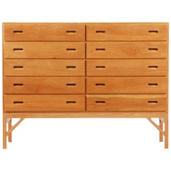 Børge Mogensen, Rare Oak Chest of Drawers, 1958