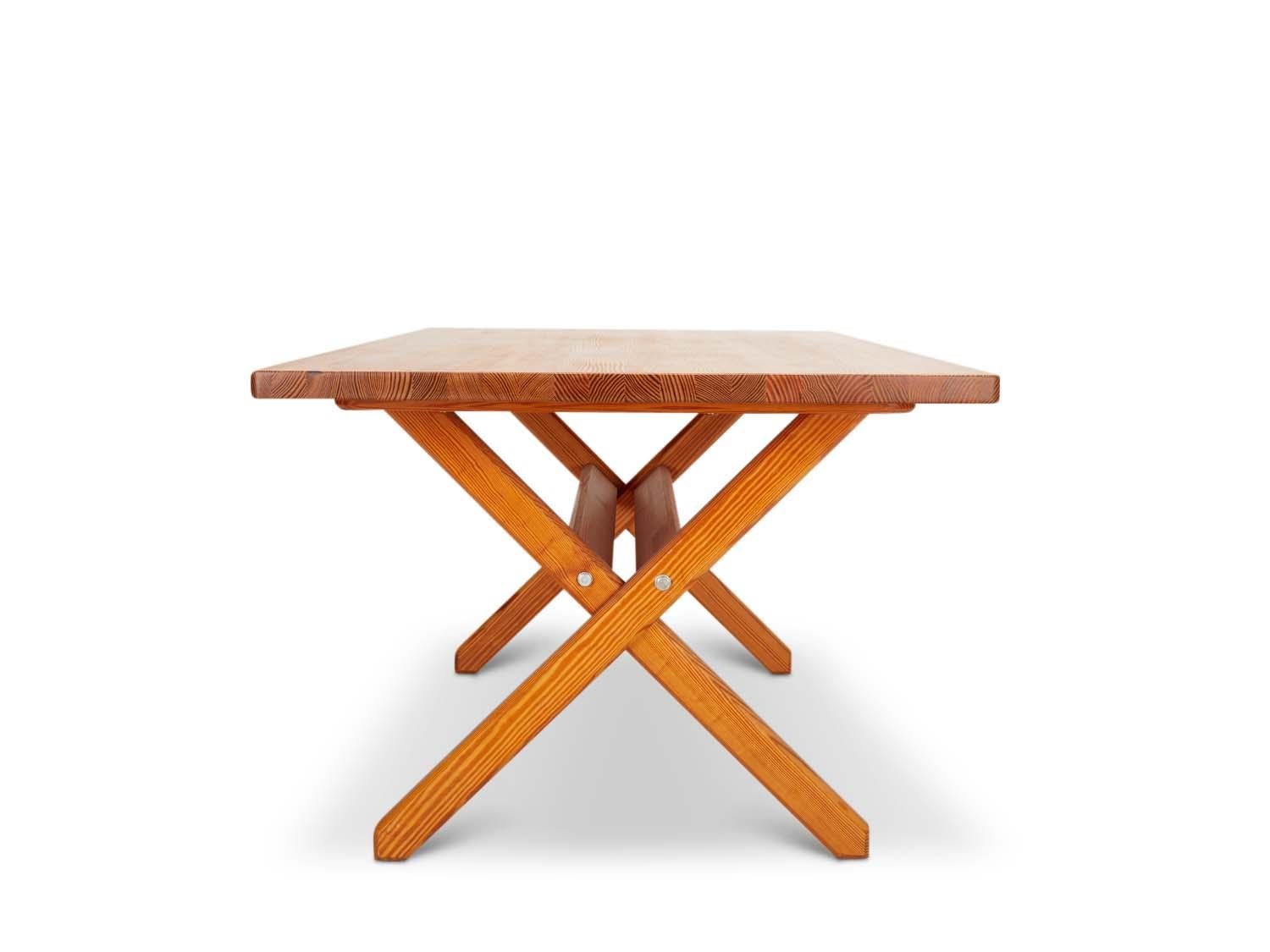 Børge Mogensen: Rectangular pine desk.