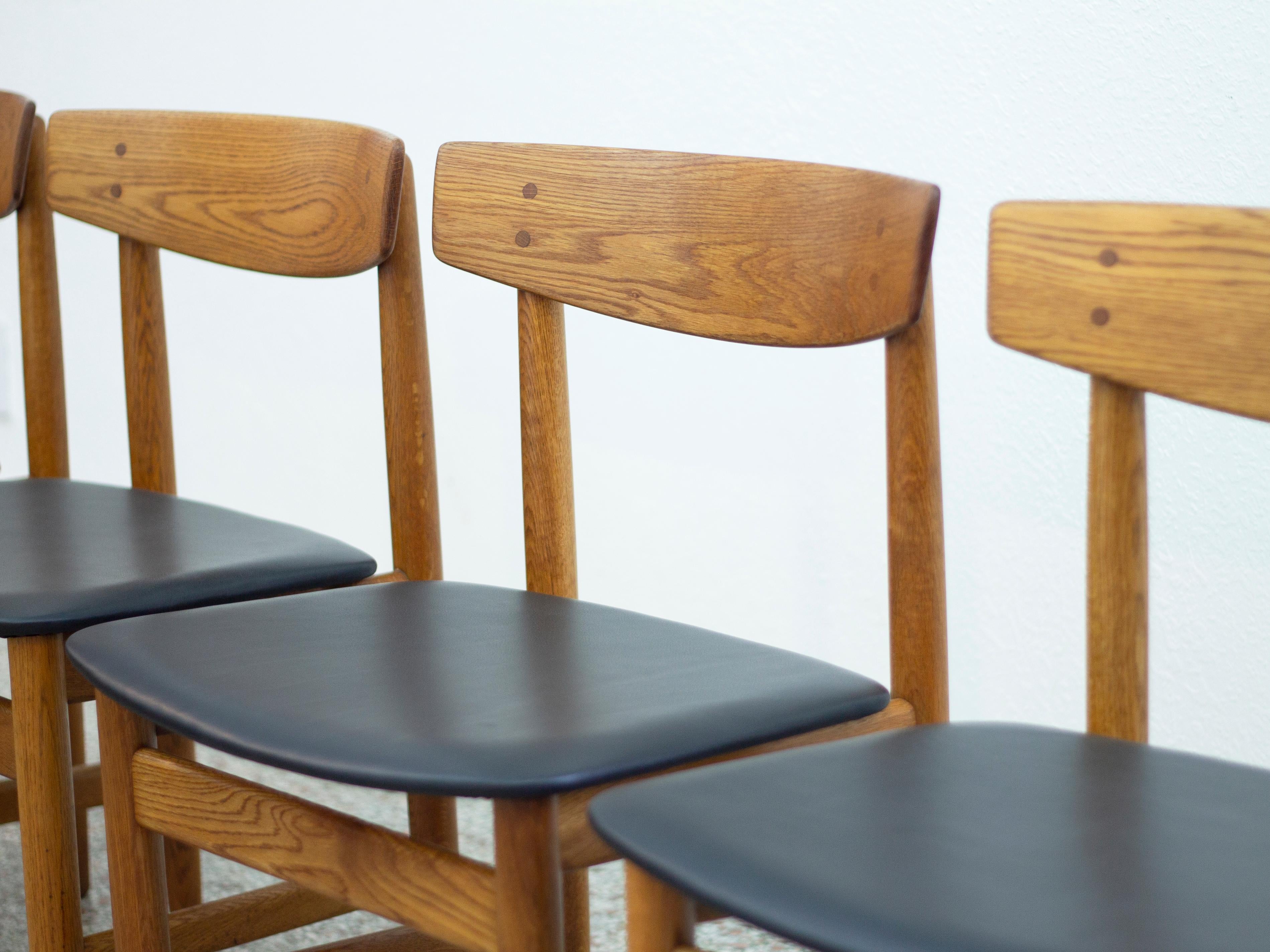 20th Century Børge Mogensen Øresund Dining Chairs for Karl Andersson and Söner, Set of Four For Sale