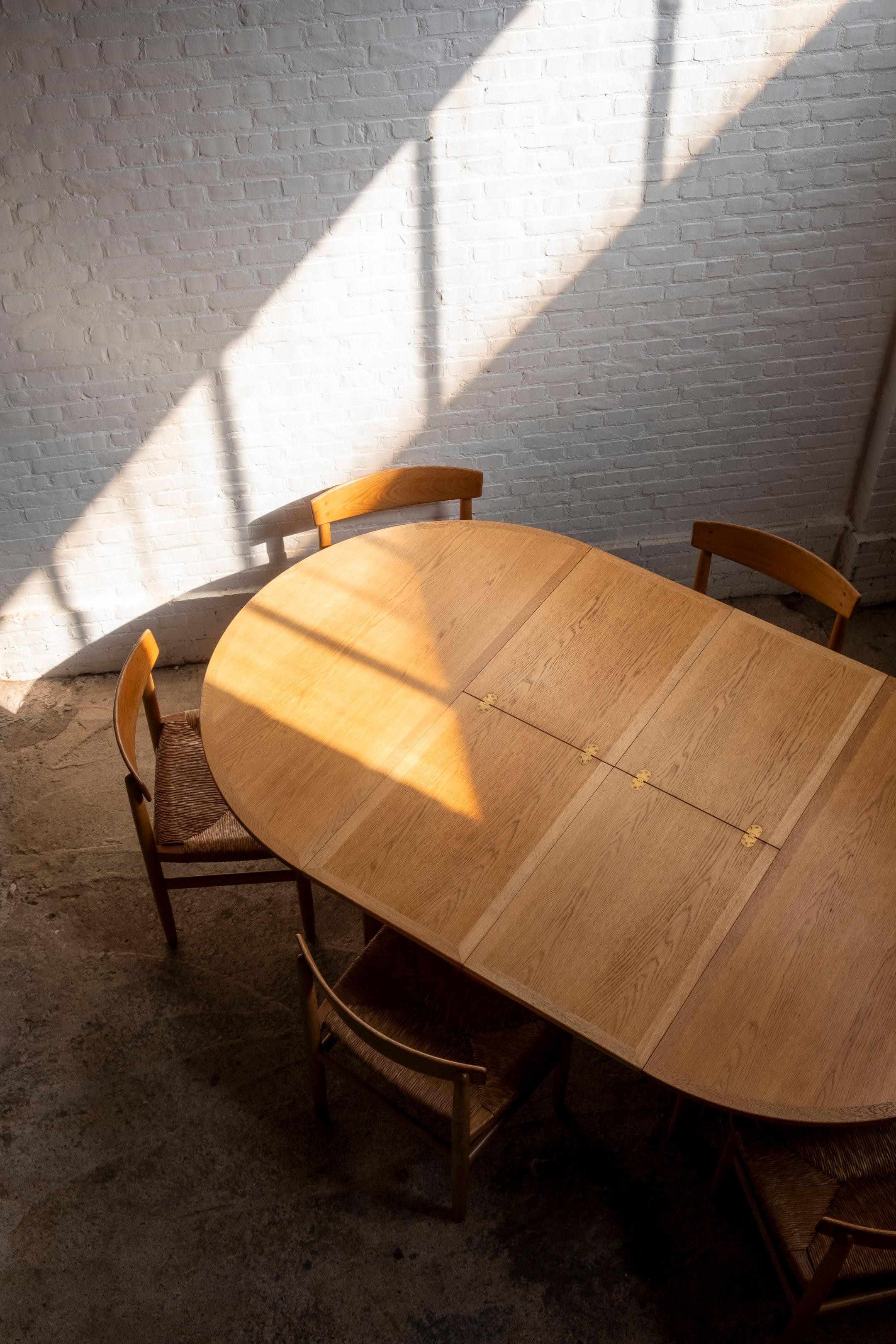 Børge Mogensen Øresund Dining Table in Oak, 1950s Sweden 1