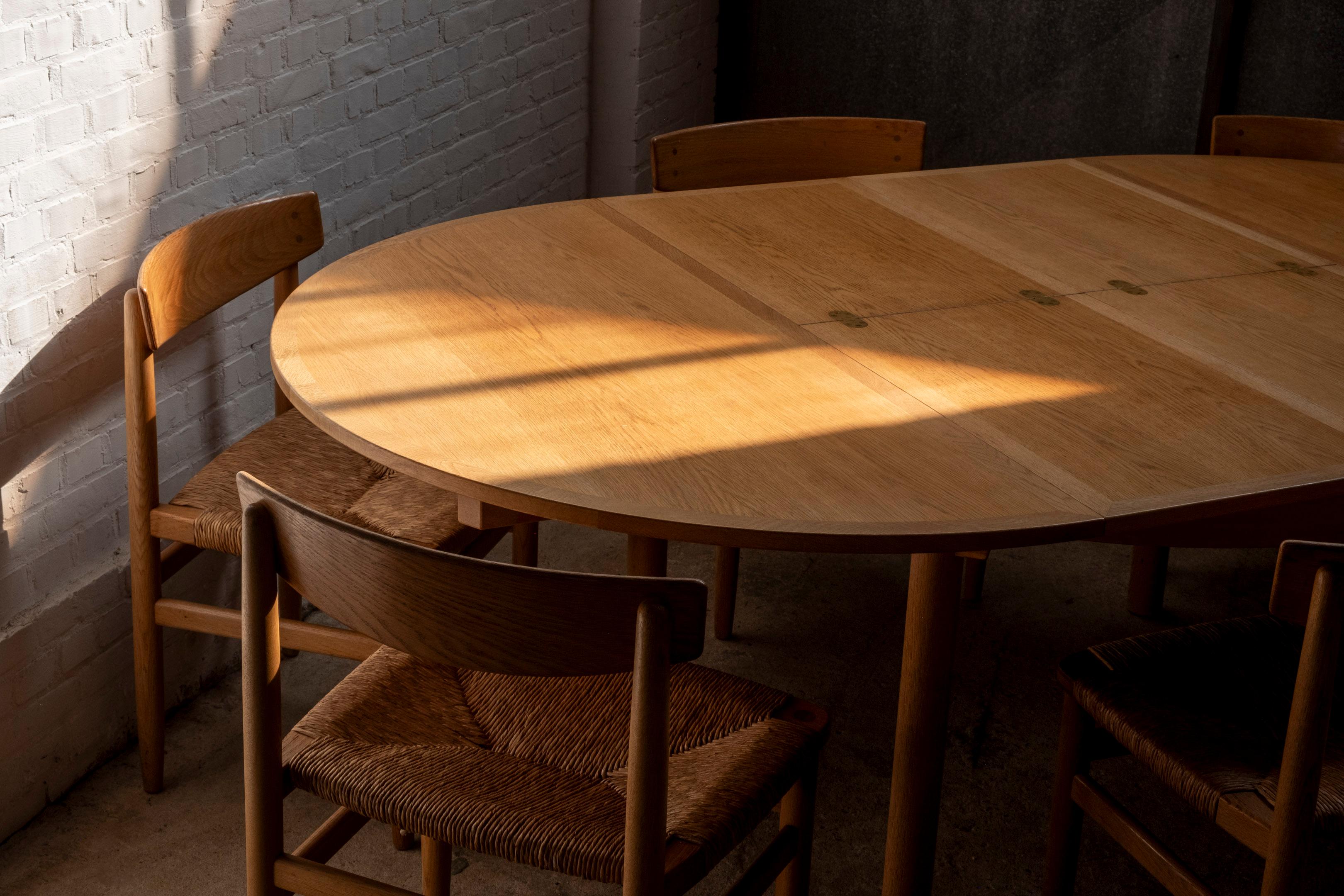 Børge Mogensen Øresund Dining Table in Oak, 1950s Sweden 2
