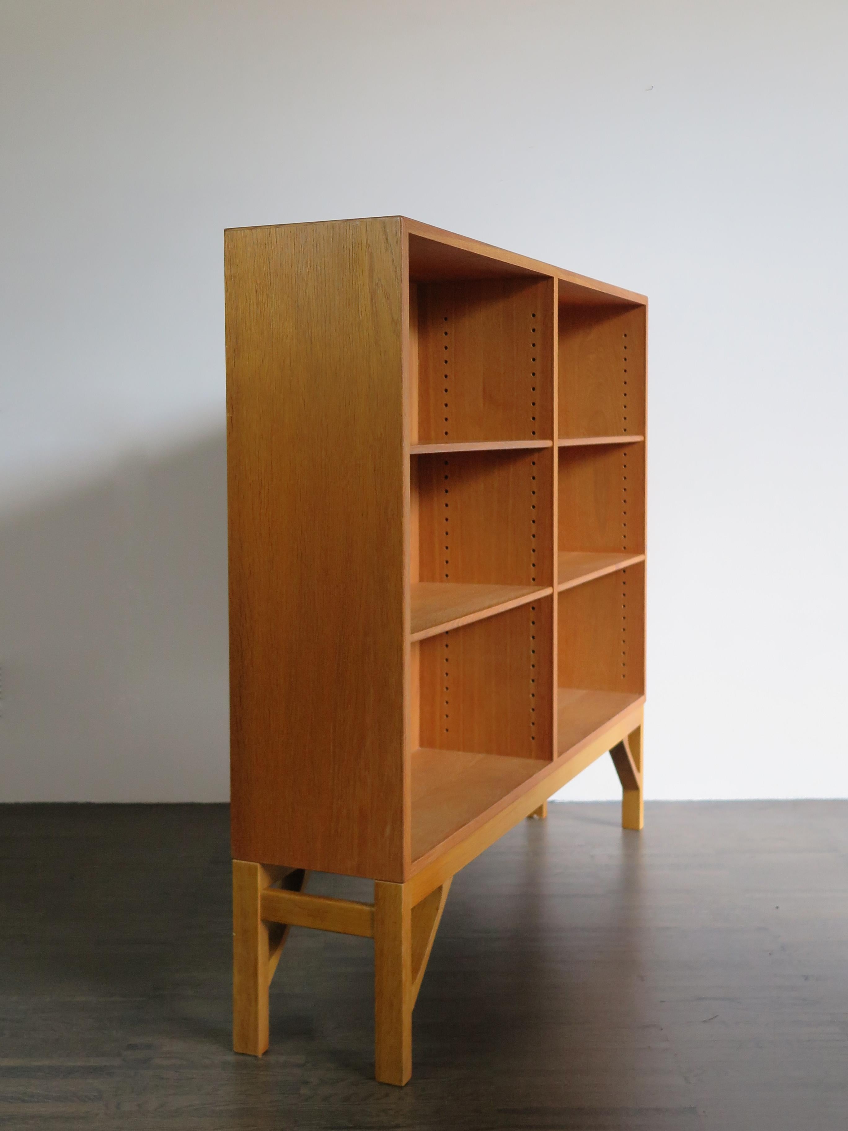 Børge Mogensen Scandinavian Midcentury Oak Bookcases Set, 1960s 9