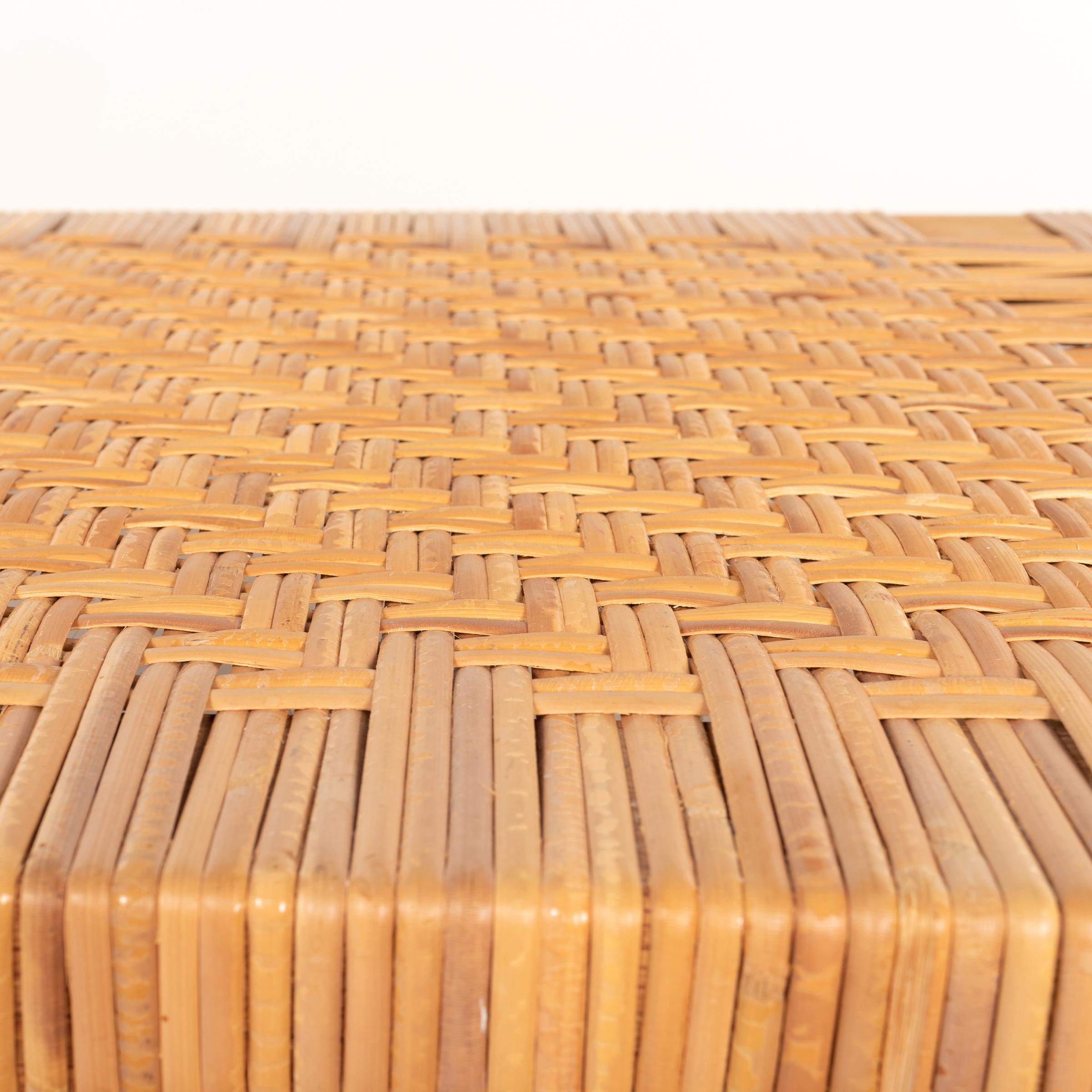 Børge Mogensen Set Benches Model 5273 in Natural Oak and Wicker for Fredericia 2