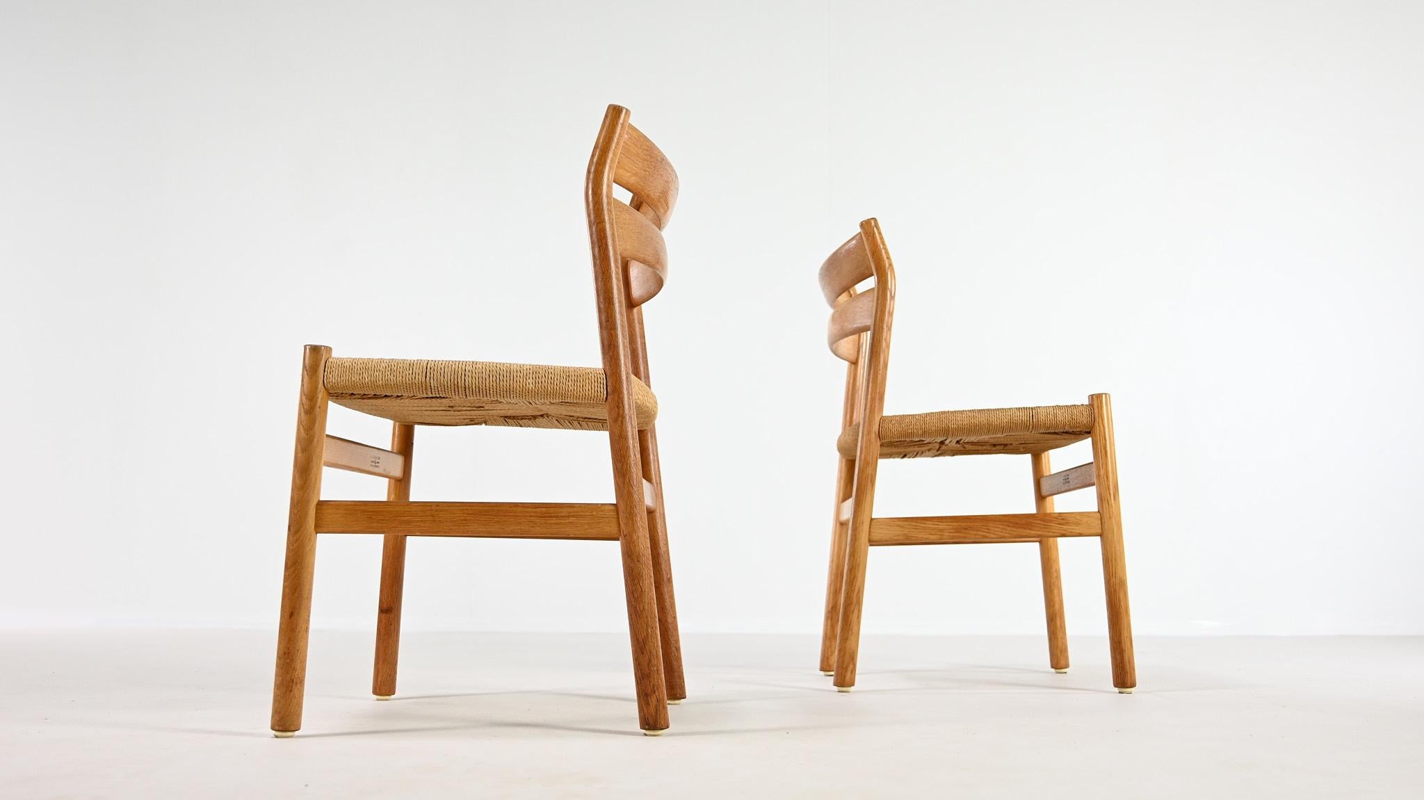 Børge Mogensen, ensemble de 6 chaises BM-1 pour A.M. Madsens Møbelfabrik en vente 9