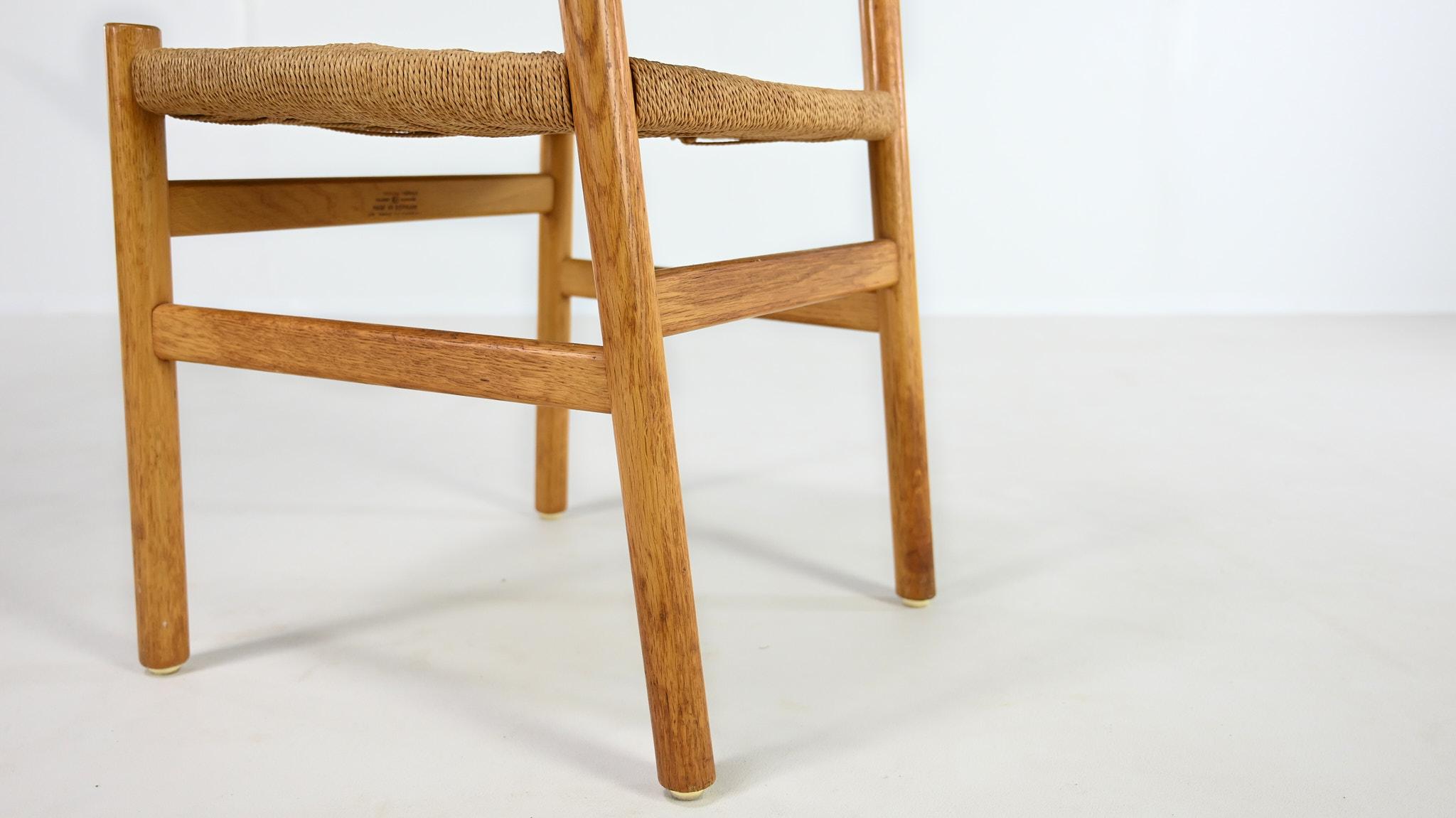 Børge Mogensen, ensemble de 6 chaises BM-1 pour A.M. Madsens Møbelfabrik en vente 11