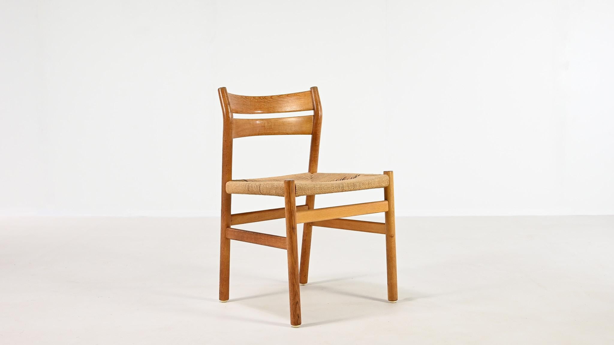 Scandinave moderne Børge Mogensen, ensemble de 6 chaises BM-1 pour A.M. Madsens Møbelfabrik en vente