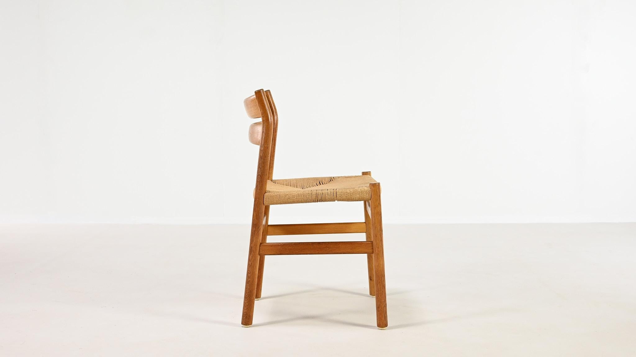 Danois Børge Mogensen, ensemble de 6 chaises BM-1 pour A.M. Madsens Møbelfabrik en vente