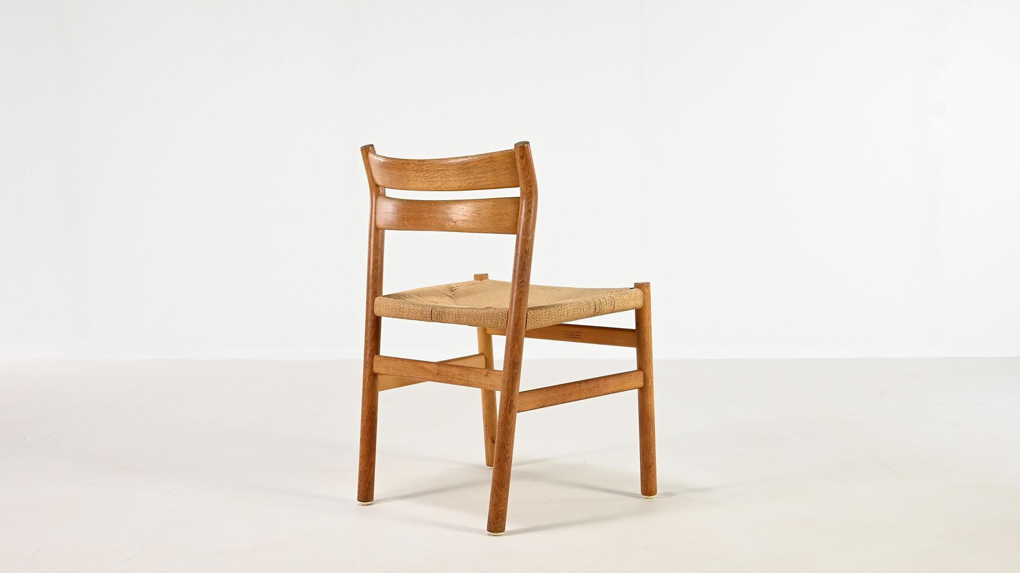Verni Børge Mogensen, ensemble de 6 chaises BM-1 pour A.M. Madsens Møbelfabrik en vente