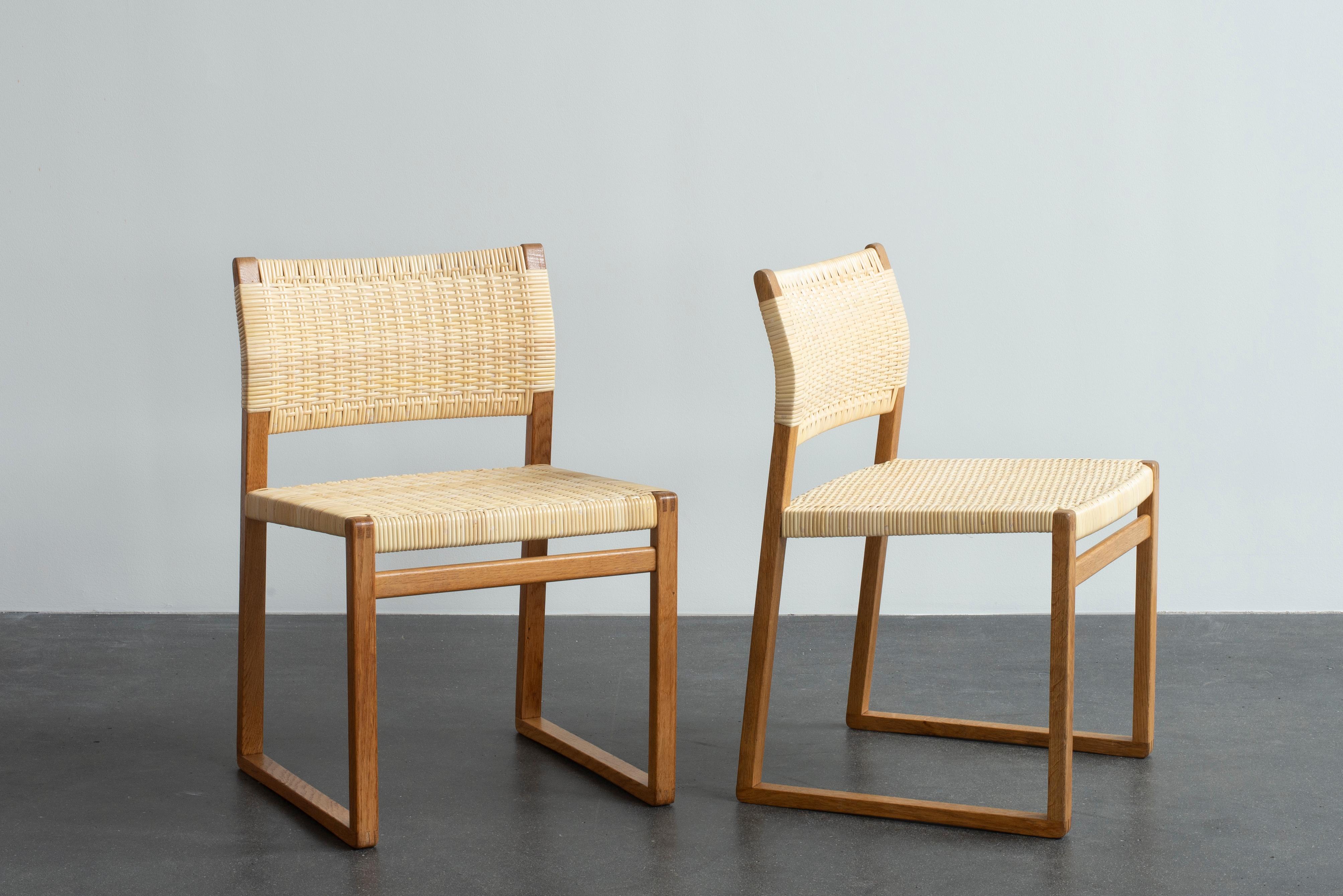 Børge Mogensen Set of Eight Chairs for P. Lauritzen & Son 1