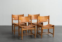 Børge Mogensen Set of Four Dinning Chairs for Fredericia Furniture