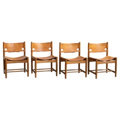 Børge Mogensen Set of Four Dinning Chairs for Fredericia Furniture