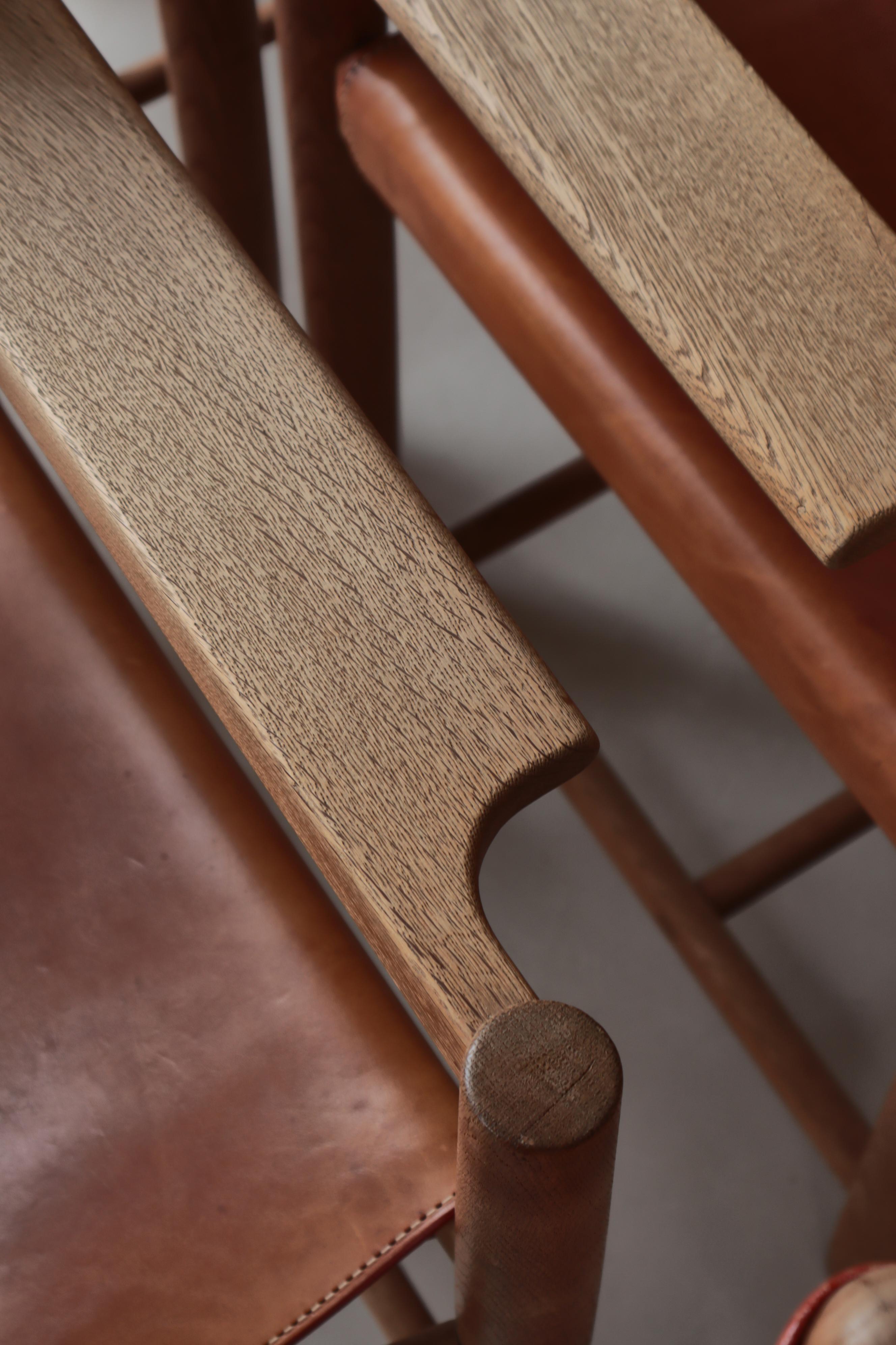 Børge Mogensen Ensemble de chaises à accoudoirs 