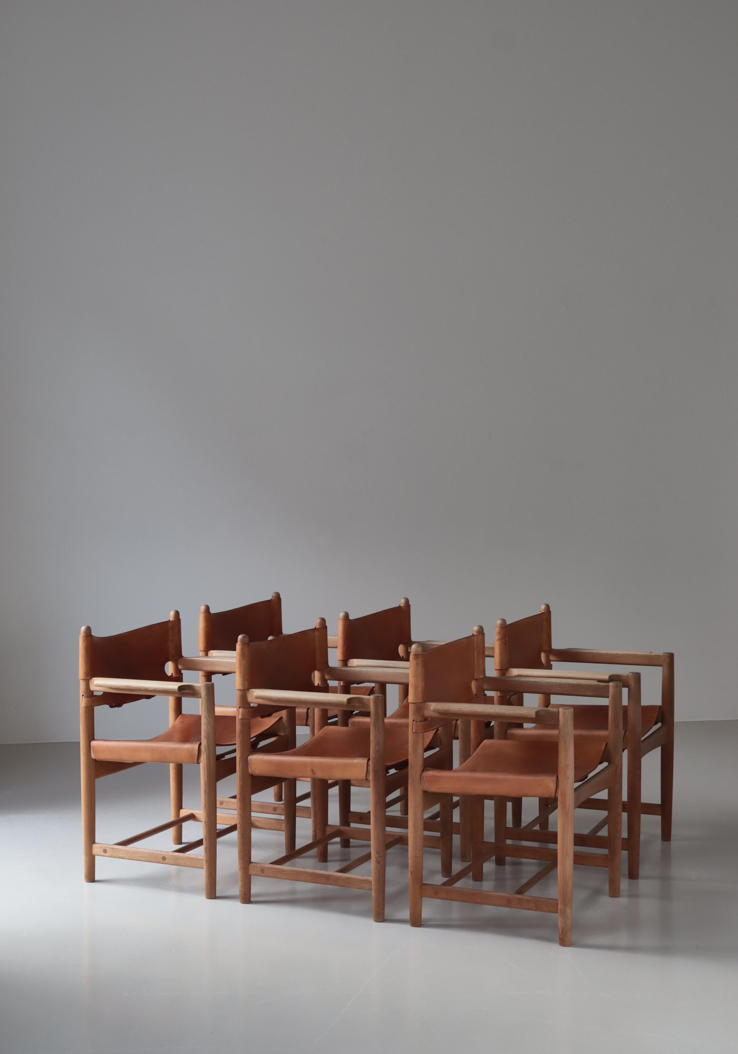 Børge Mogensen Ensemble de chaises à accoudoirs 