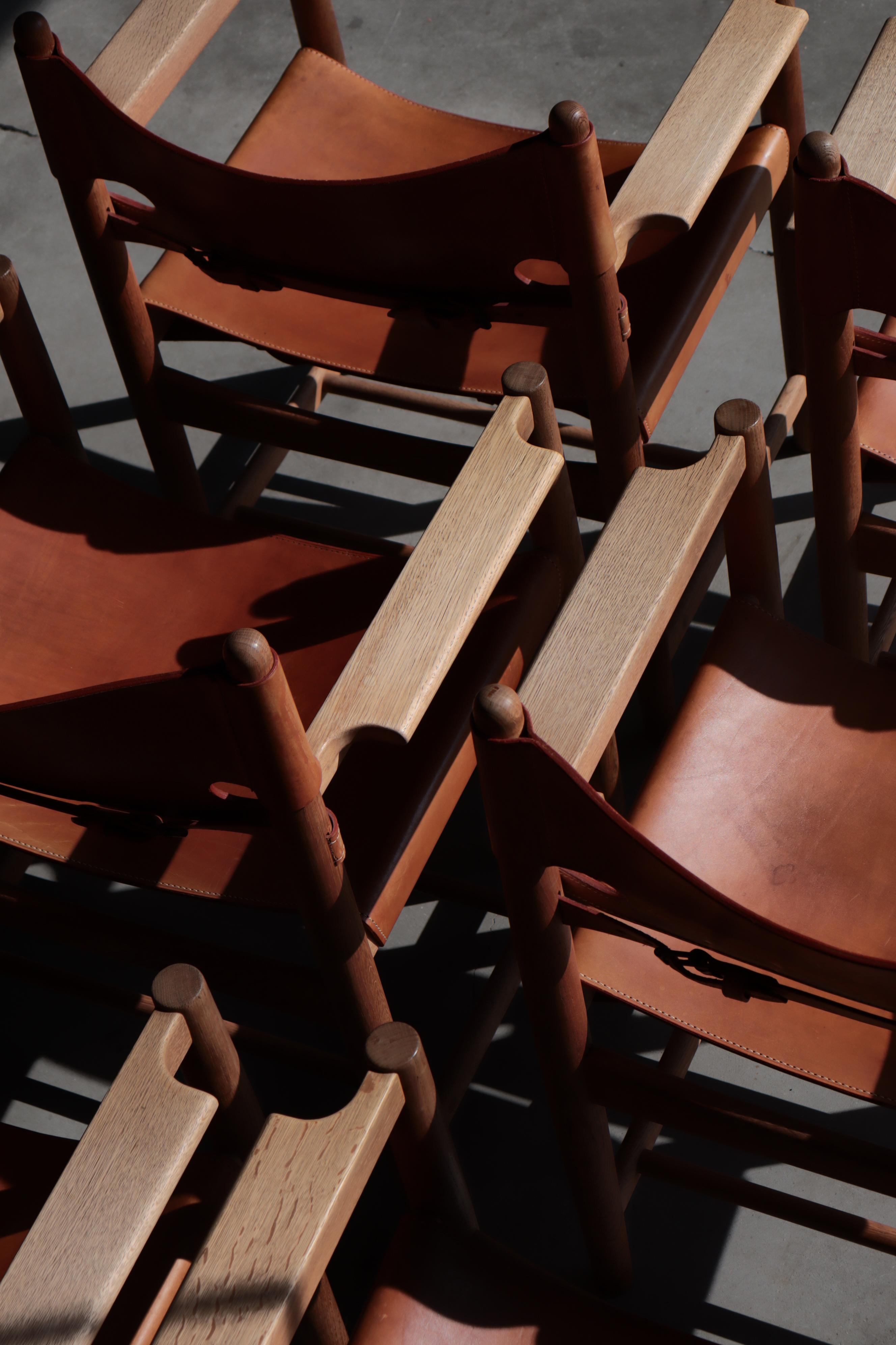 Børge Mogensen Ensemble de chaises à accoudoirs 