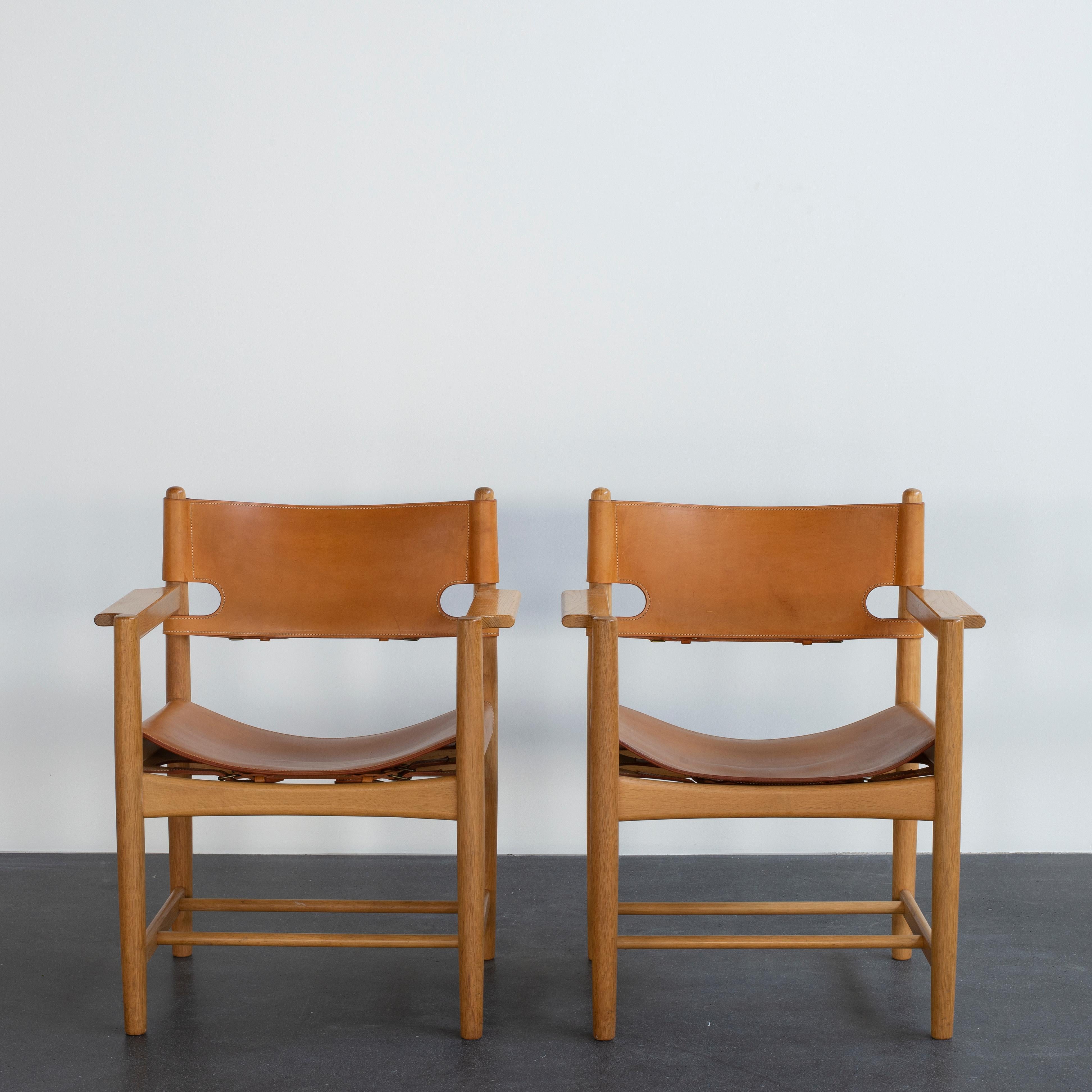 Børge Mogensen Satz von sechs Esszimmerstühlen für Fredericia Furniture (Dänisch) im Angebot