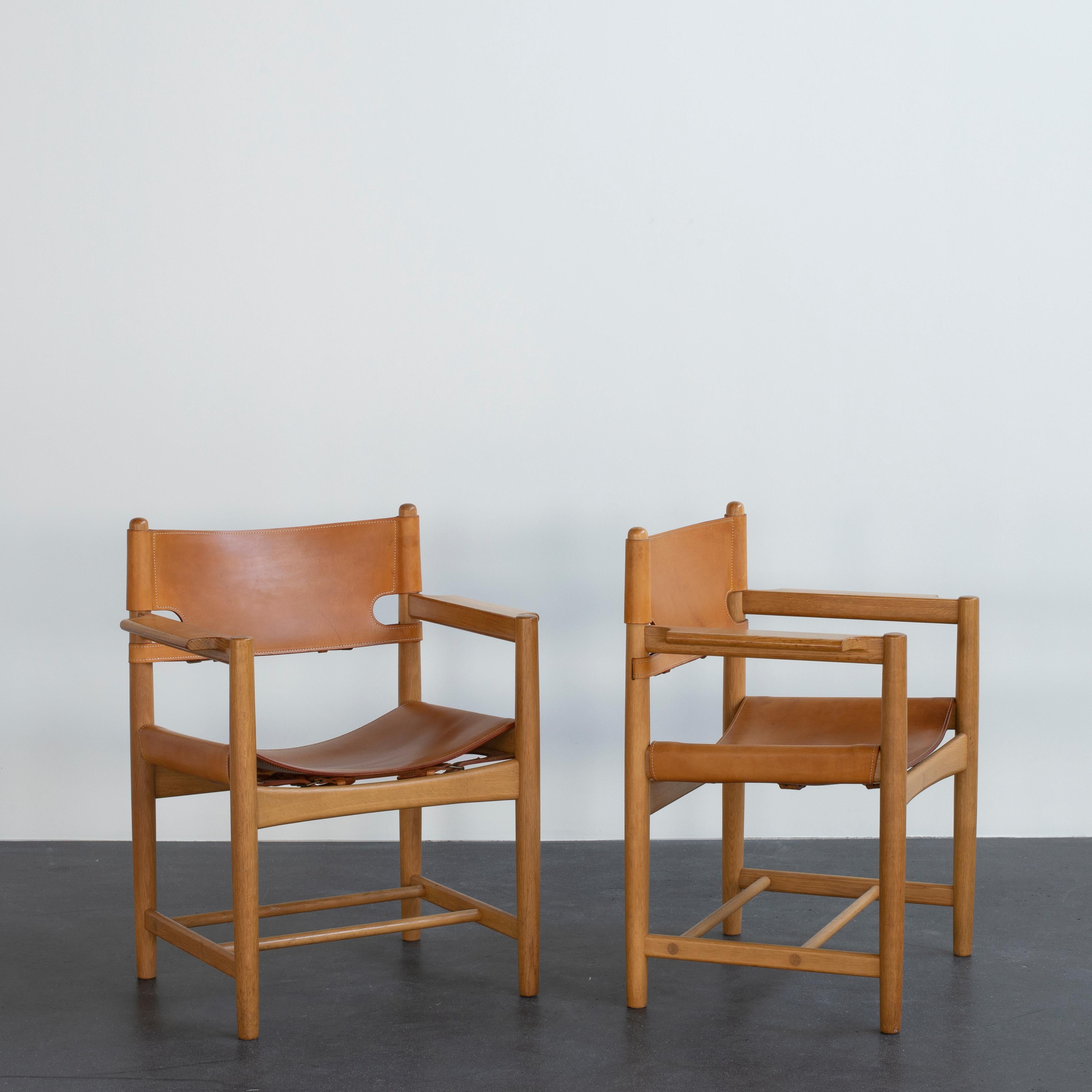 Laqué Børge Mogensen Ensemble de six chaises de salle à manger pour Fredericia Furniture en vente