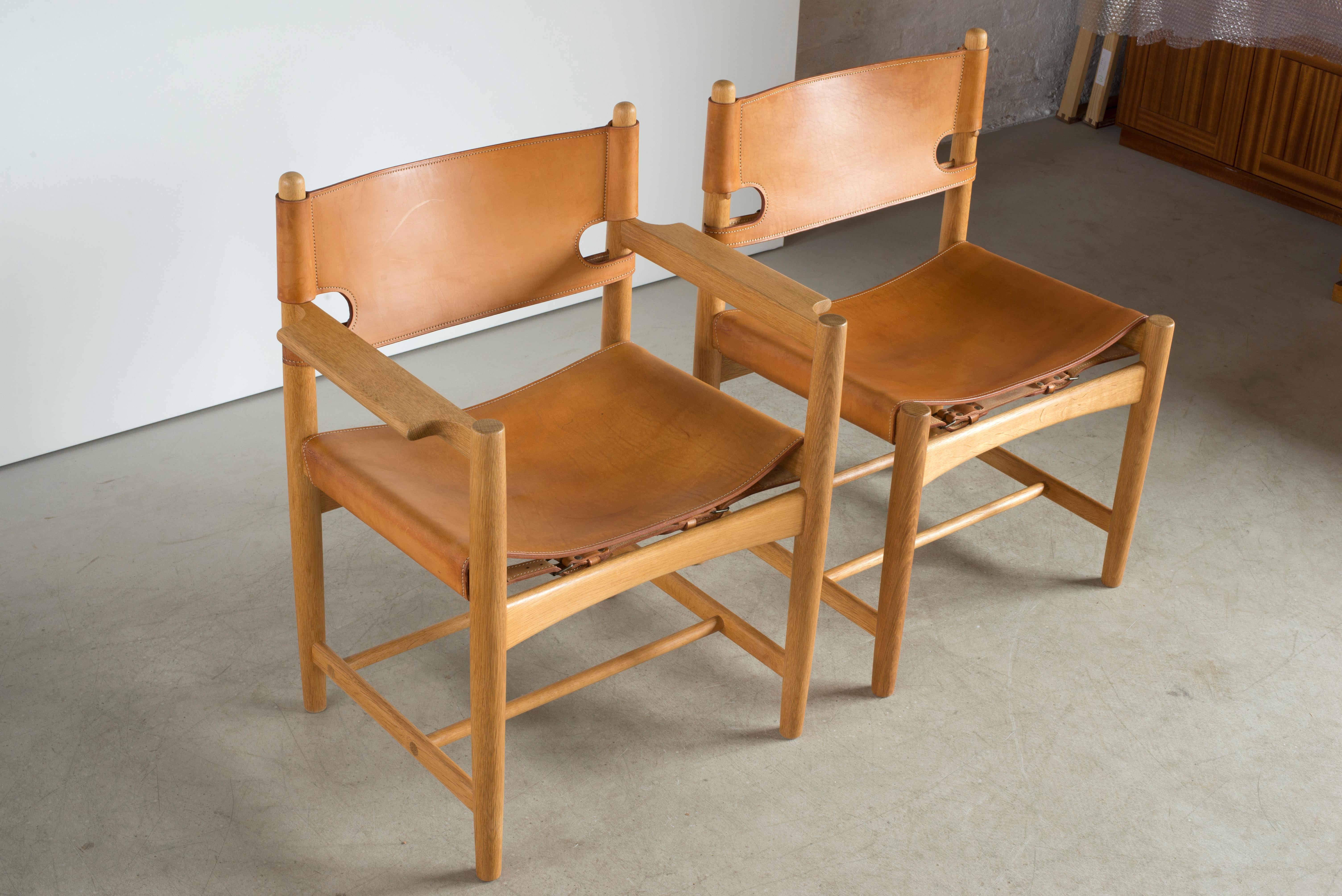 20th Century Børge Mogensen Set of Six Dinning Chairs for Fredericia Furniture