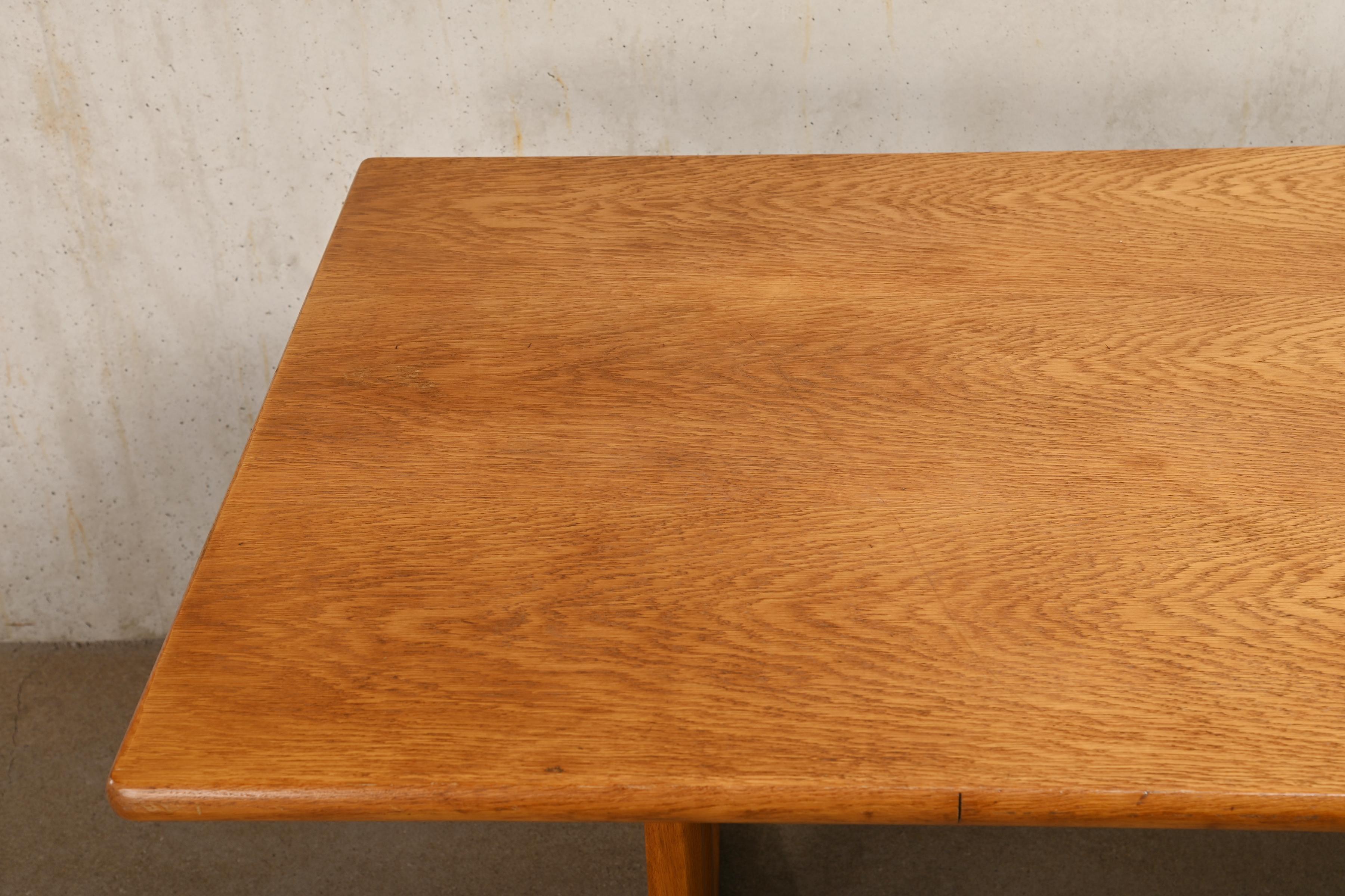 Børge Mogensen Shaker C18 solid Oak dining table / desk for FDB Møbler, Denmark 1