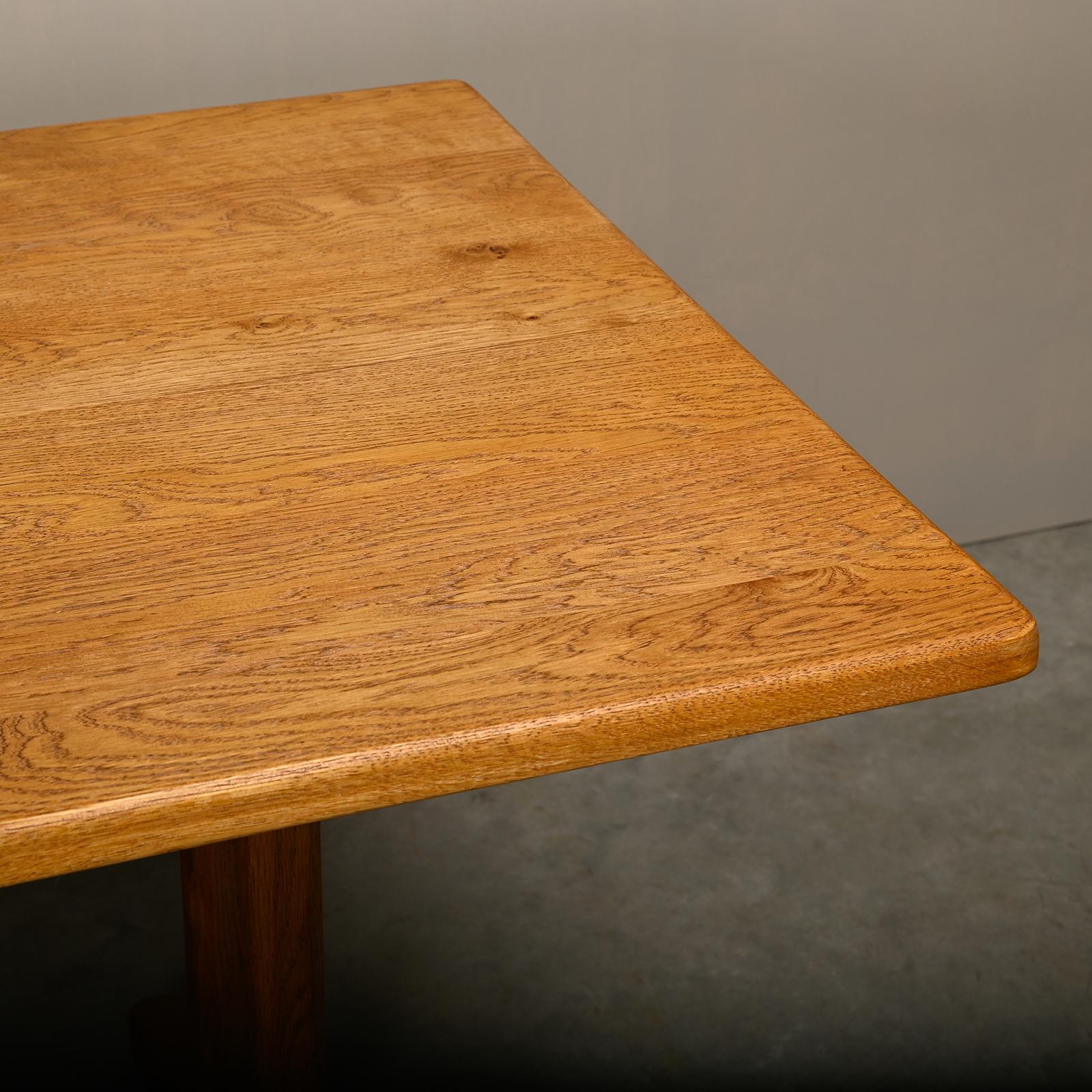Børge Mogensen Shaker C18 solid Oak dining table / desk for FDB Møbler, Denmark 1