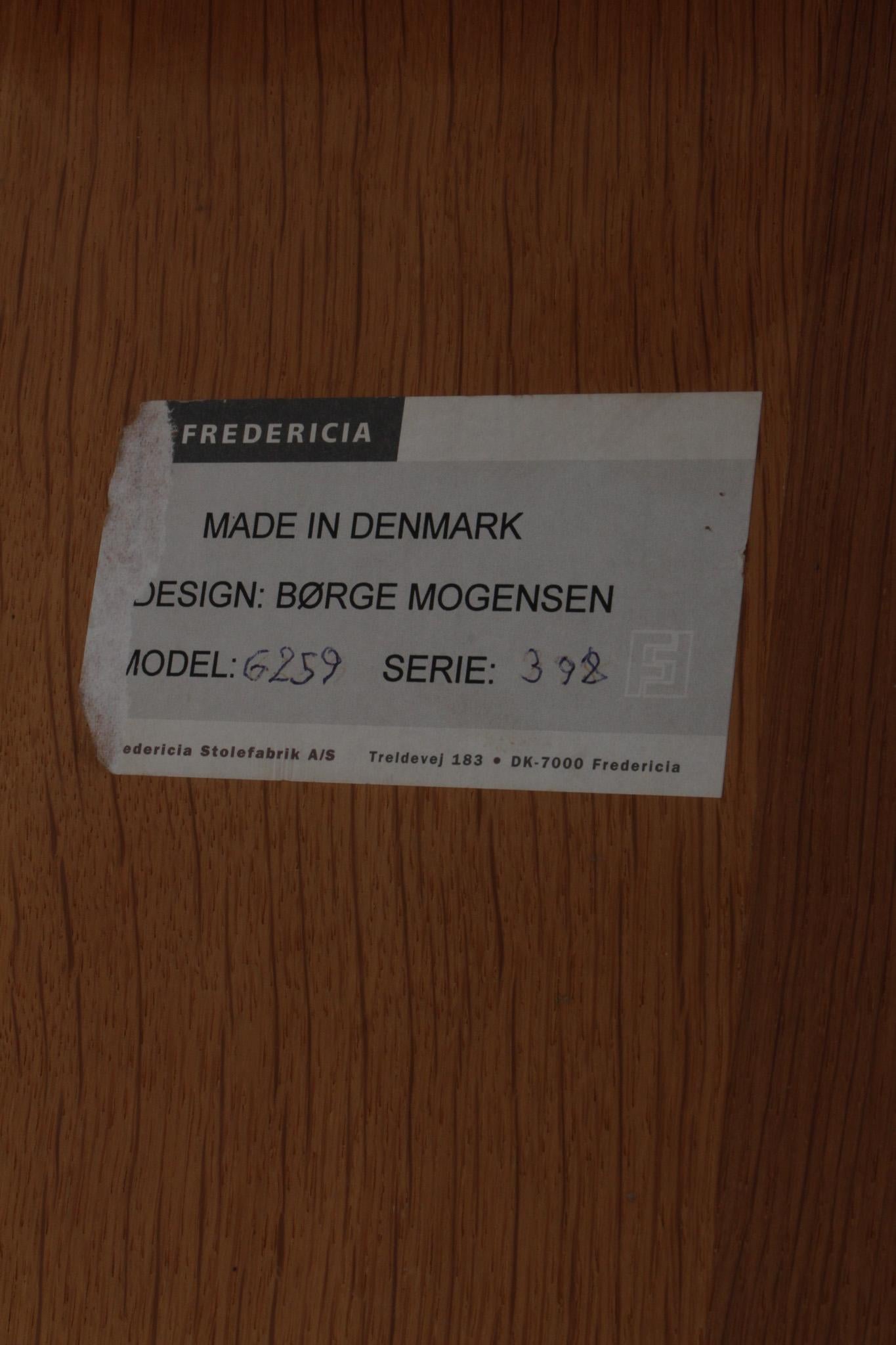 Table de salle à manger Shakers de Børge Mogensen, Fredericia, Danemark, Modèle 6286 en vente 1
