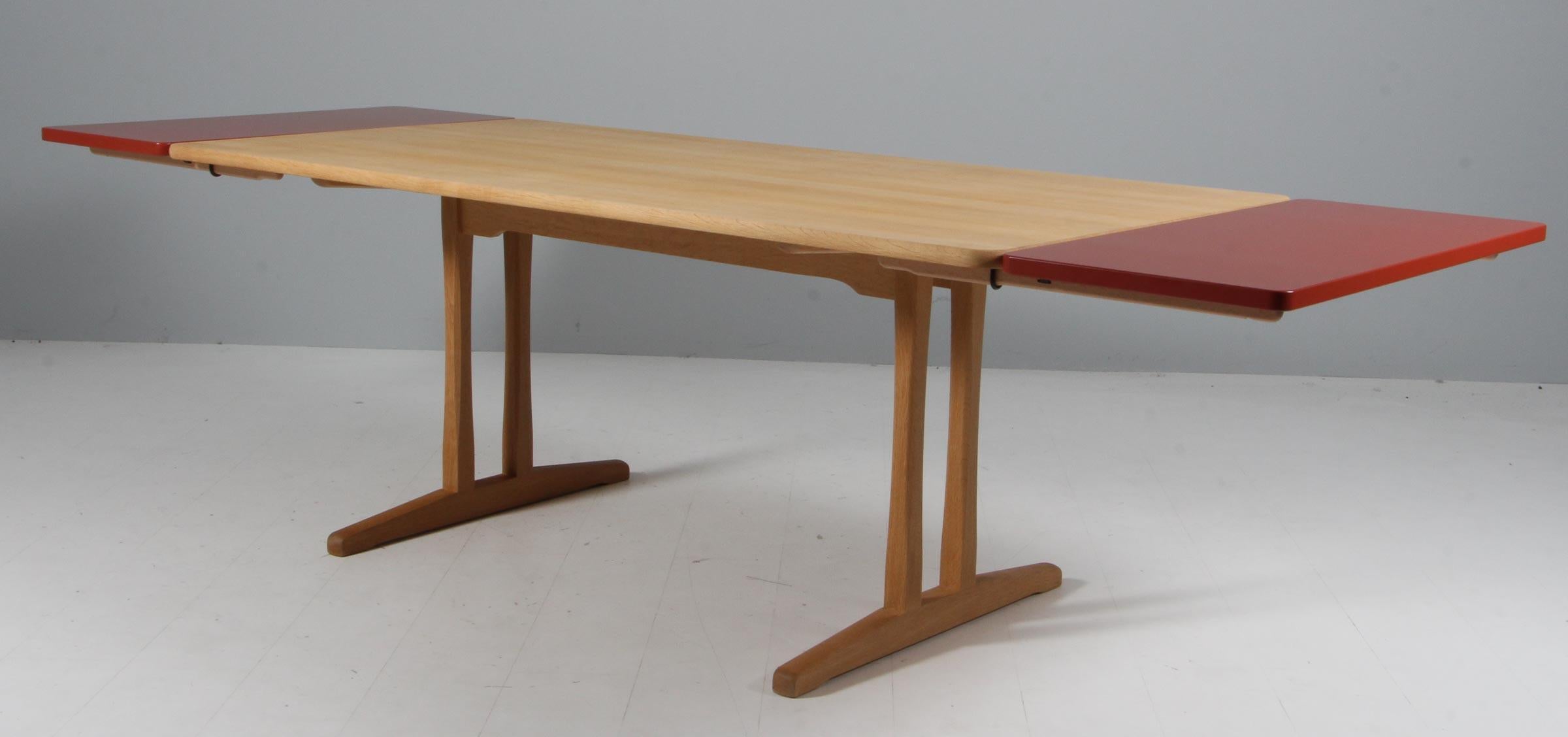 Oak Børge Mogensen Shaker Dining Table, Fredericia, Denmark, Model C18