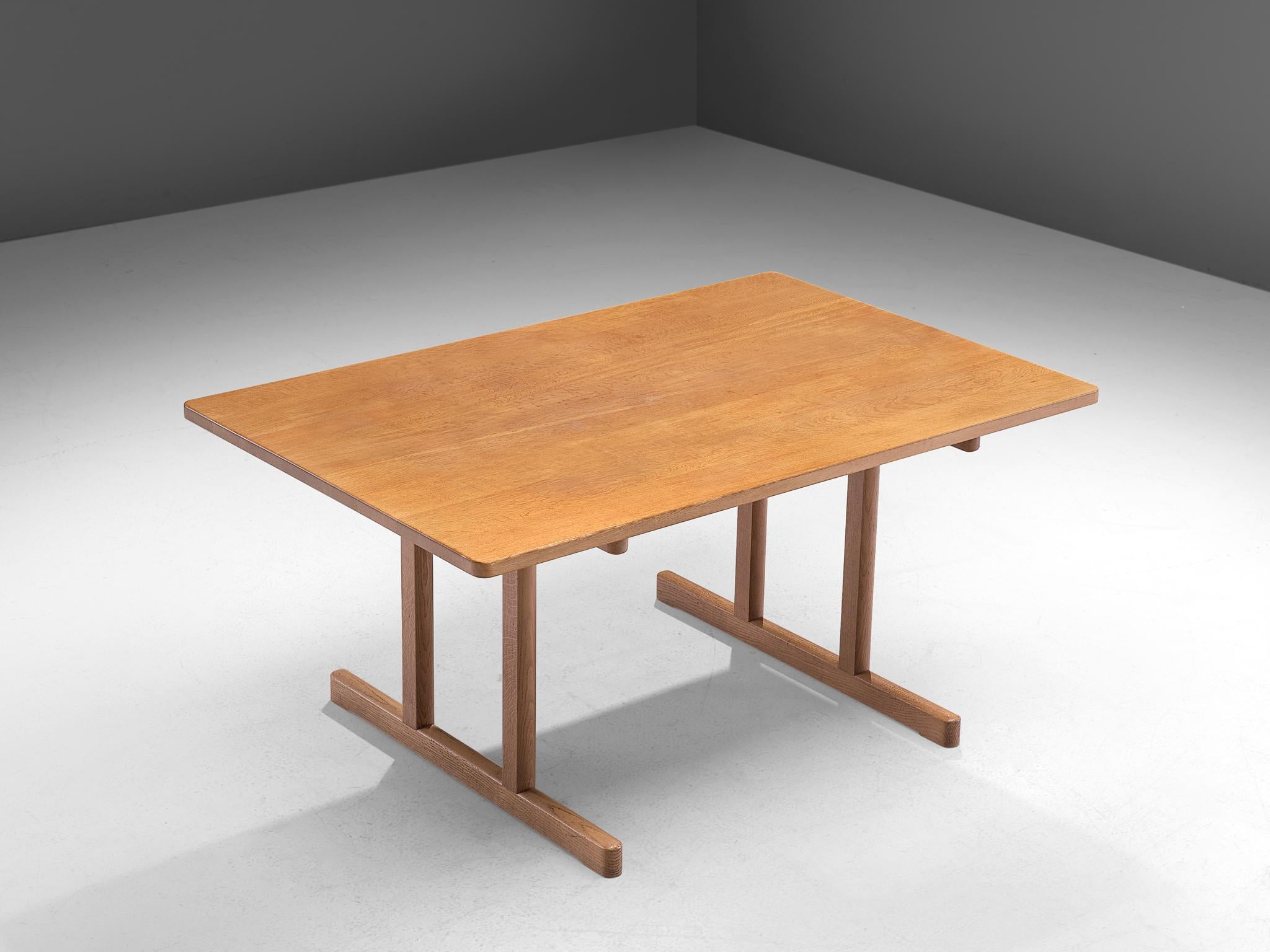 Scandinavian Modern Børge Mogensen Shaker Table in Oak, 1960