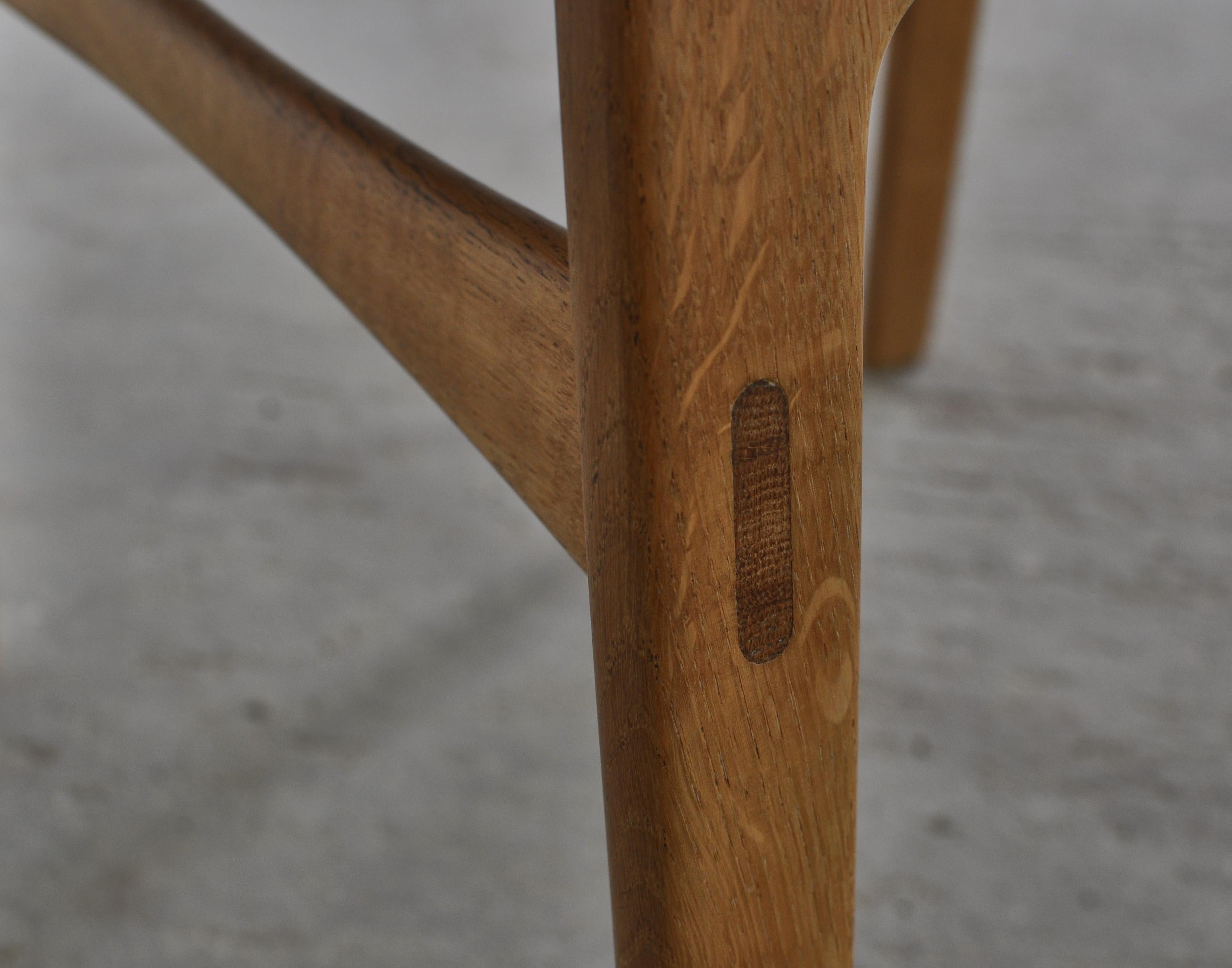 Børge Mogensen Side Chair in Teak and Oak by Søborg Møbelfabrik in the 1950s 4