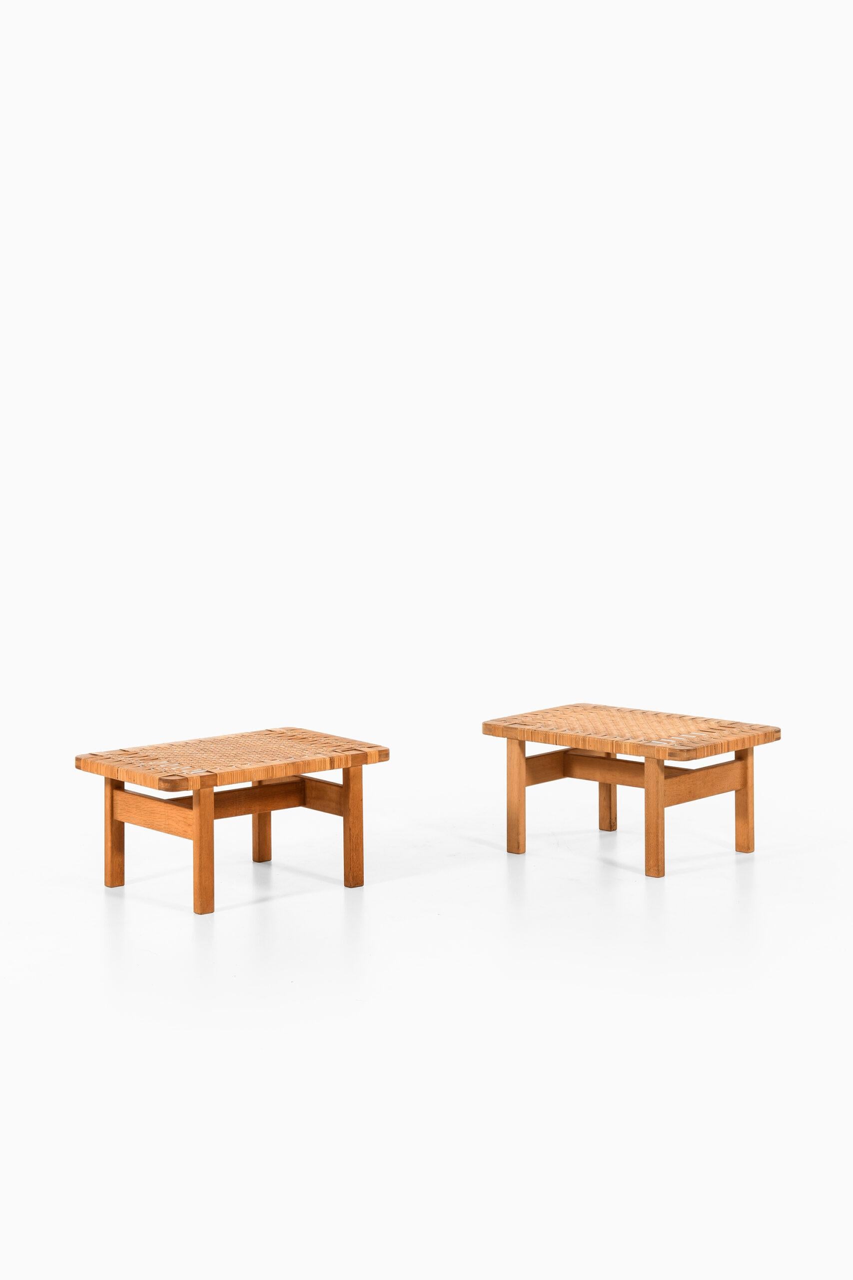 Scandinavian Modern Børge Mogensen Side Tables or Benches Model 5273 by Fredericia Stolefabrik