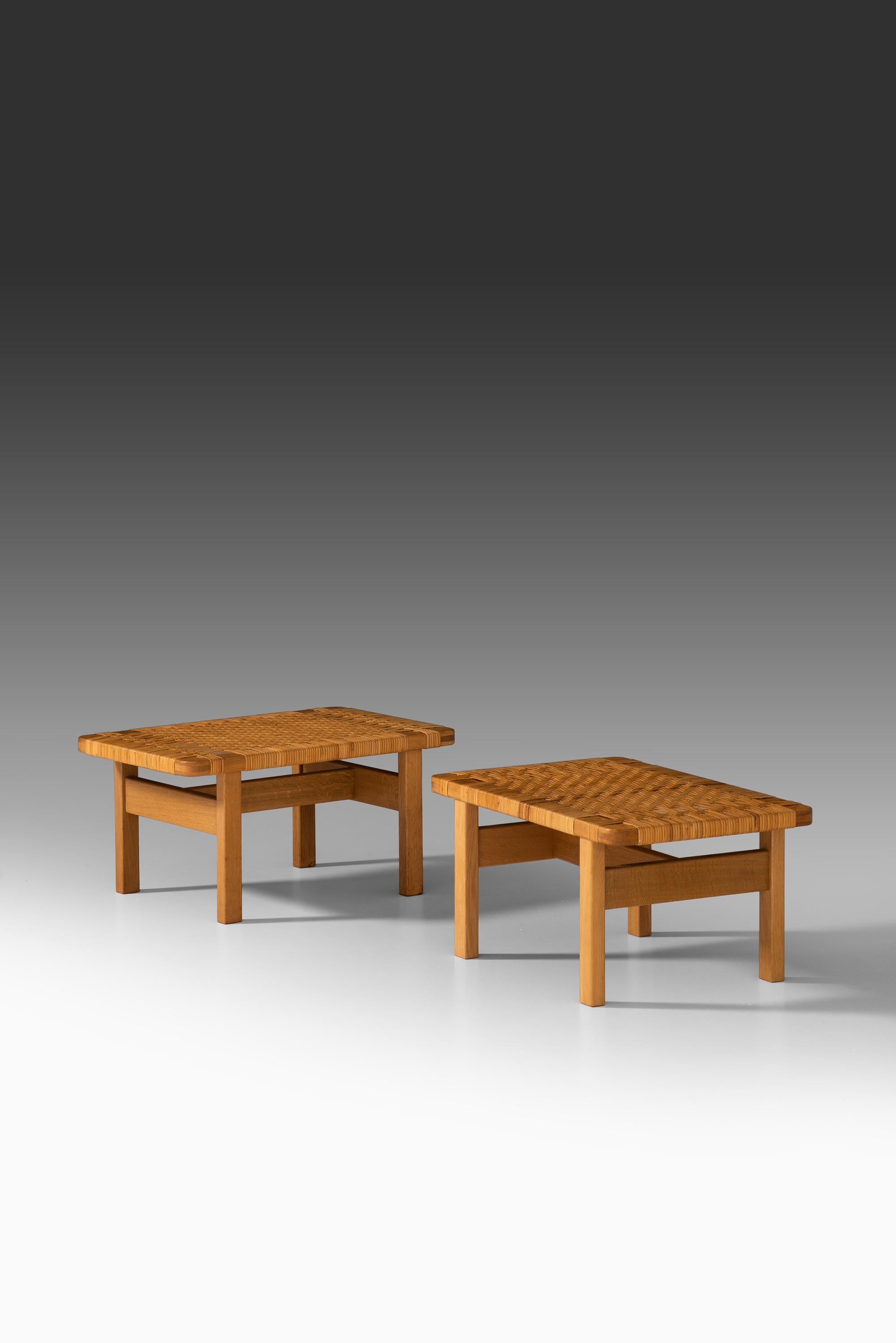 Børge Mogensen Side Tables by Fredericia Stolefabrik in Denmark For Sale 1