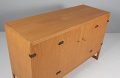 Børge Mogensen Sideboard BM57 Oak Brass by Lauritsen & Søn Bm 57