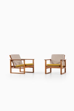 Børge Mogensen Sled Easy Chairs Model BM-2256 by Fredericia Stolefabrik