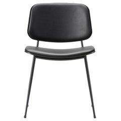 Silla Børge Mogensen Soborg - Estructura de acero, asiento y respaldo tapizados