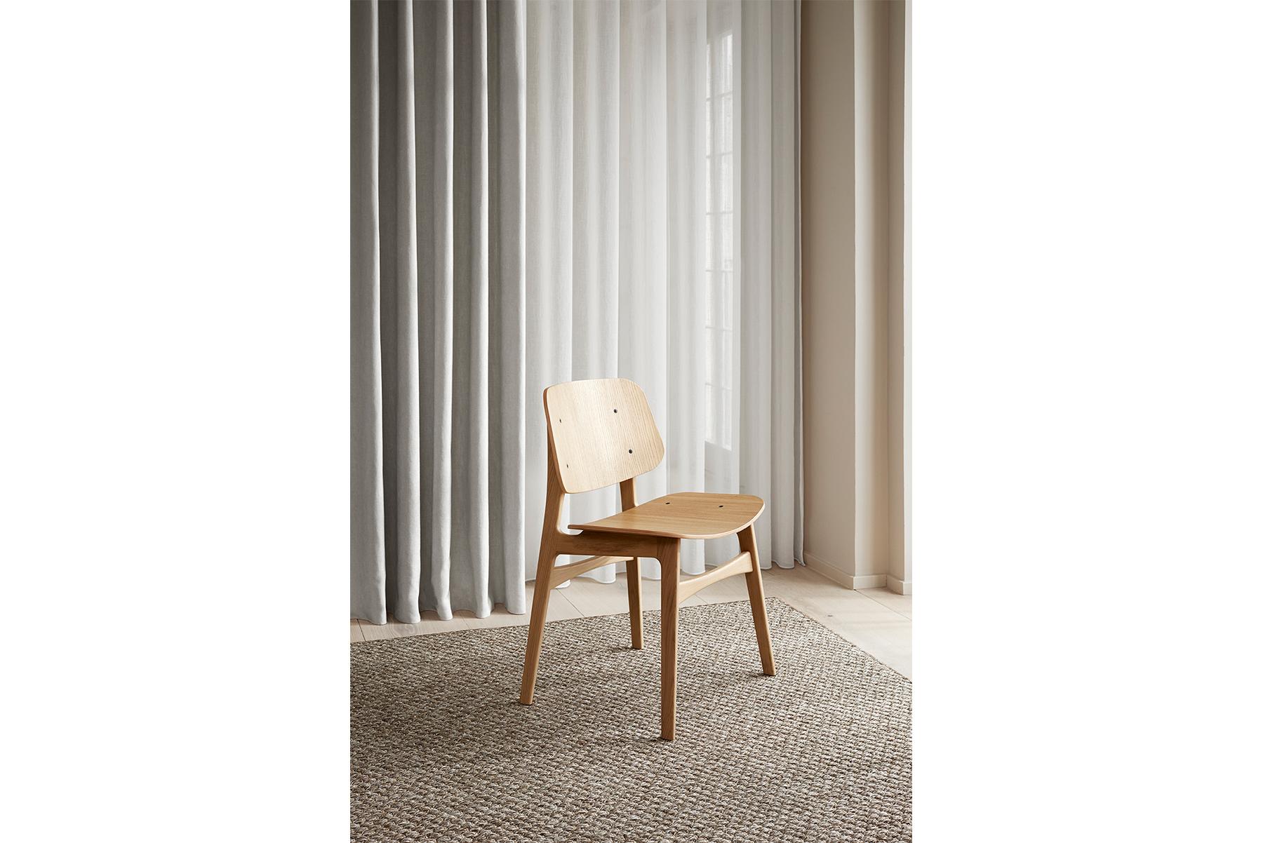 Børge Mogensen Soborg Chair, Wood Frame For Sale 3