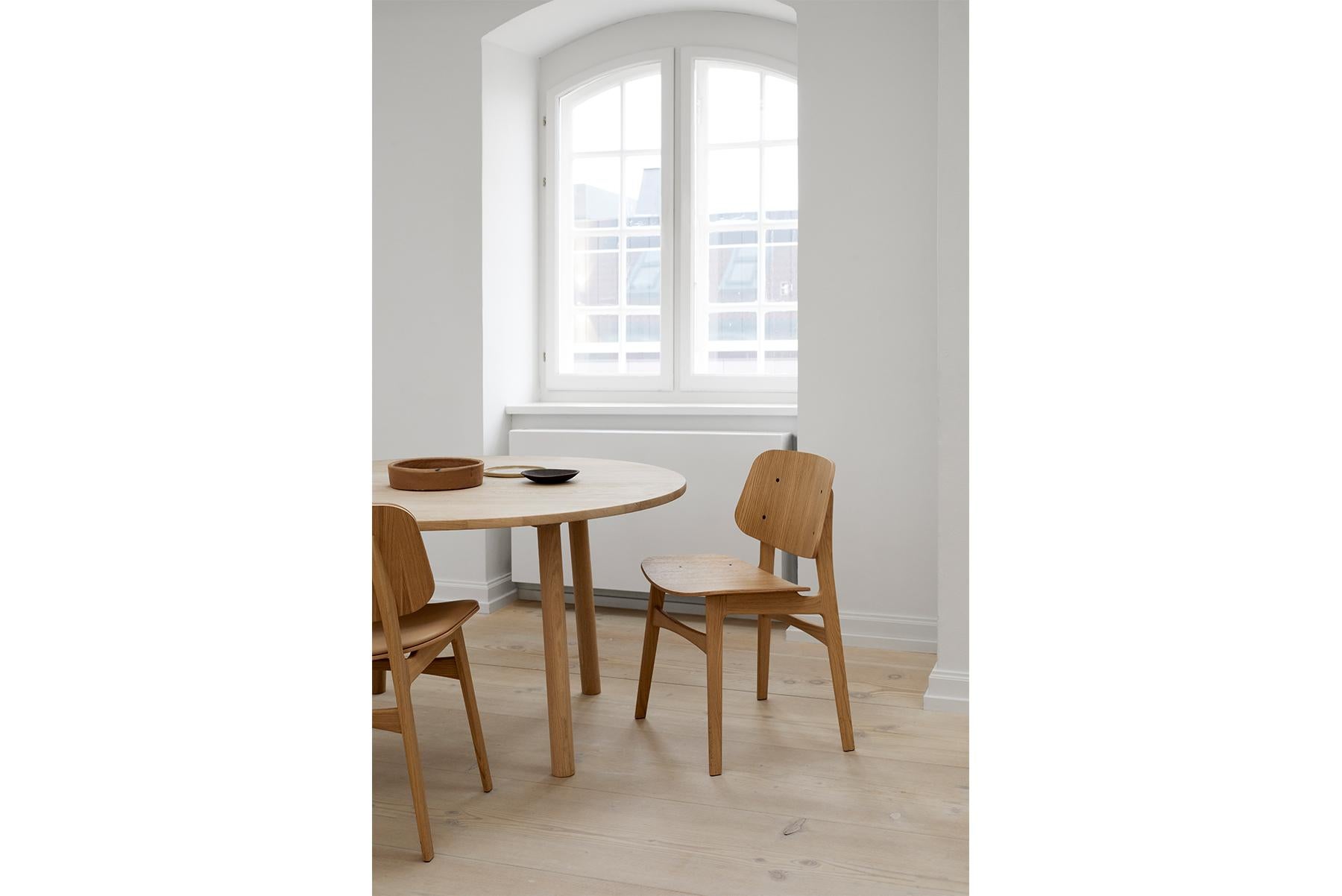 Børge Mogensen Soborg Chair, Wood Frame For Sale 2