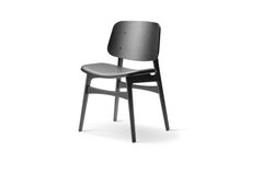 Børge Mogensen Soborg Chair, Wood Frame, Seat Upholstered