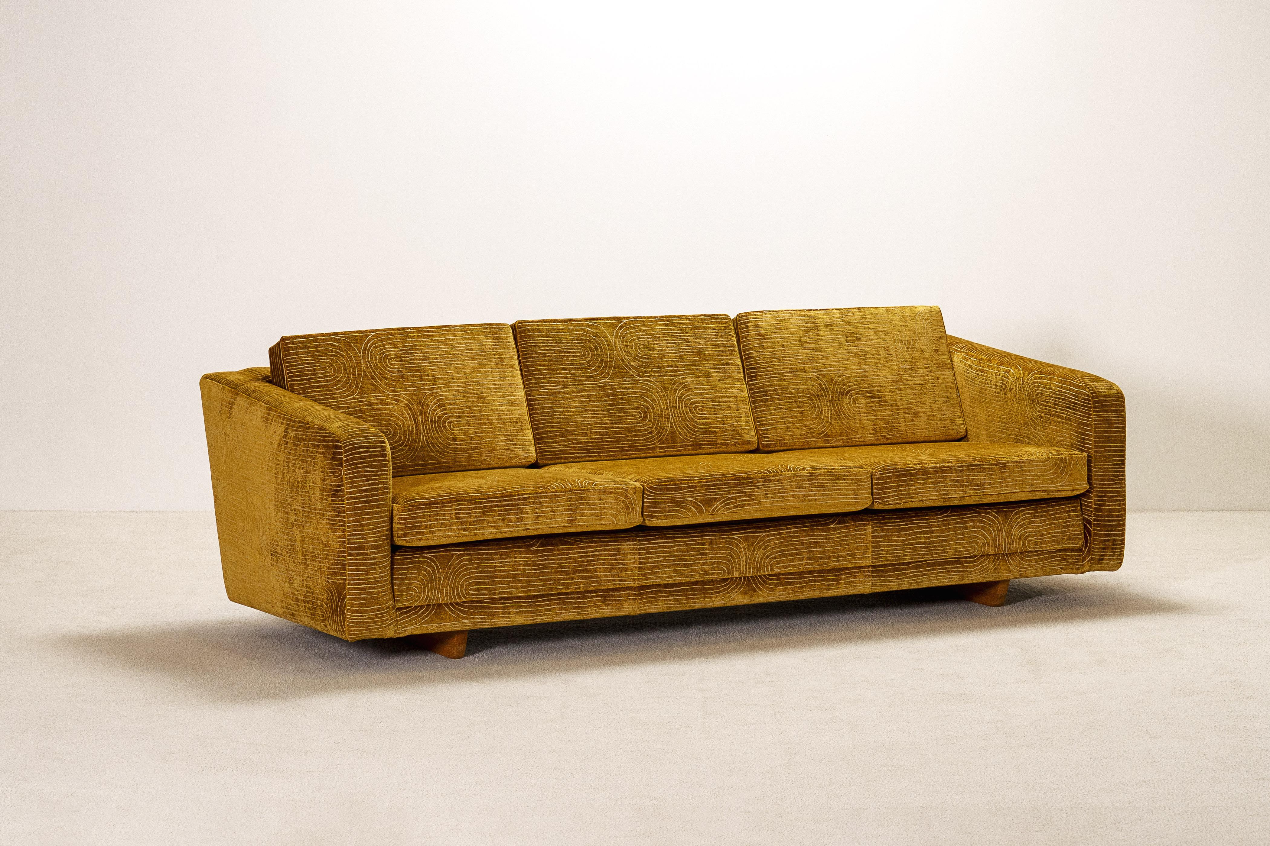 Børge Mogensen Sofa für Fredericia Stolefabrik. Neue Polsterung. 1958. im Zustand „Hervorragend“ im Angebot in Paris, FR