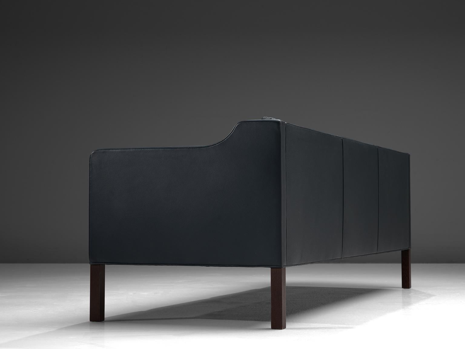 borge mogensen leather sofa
