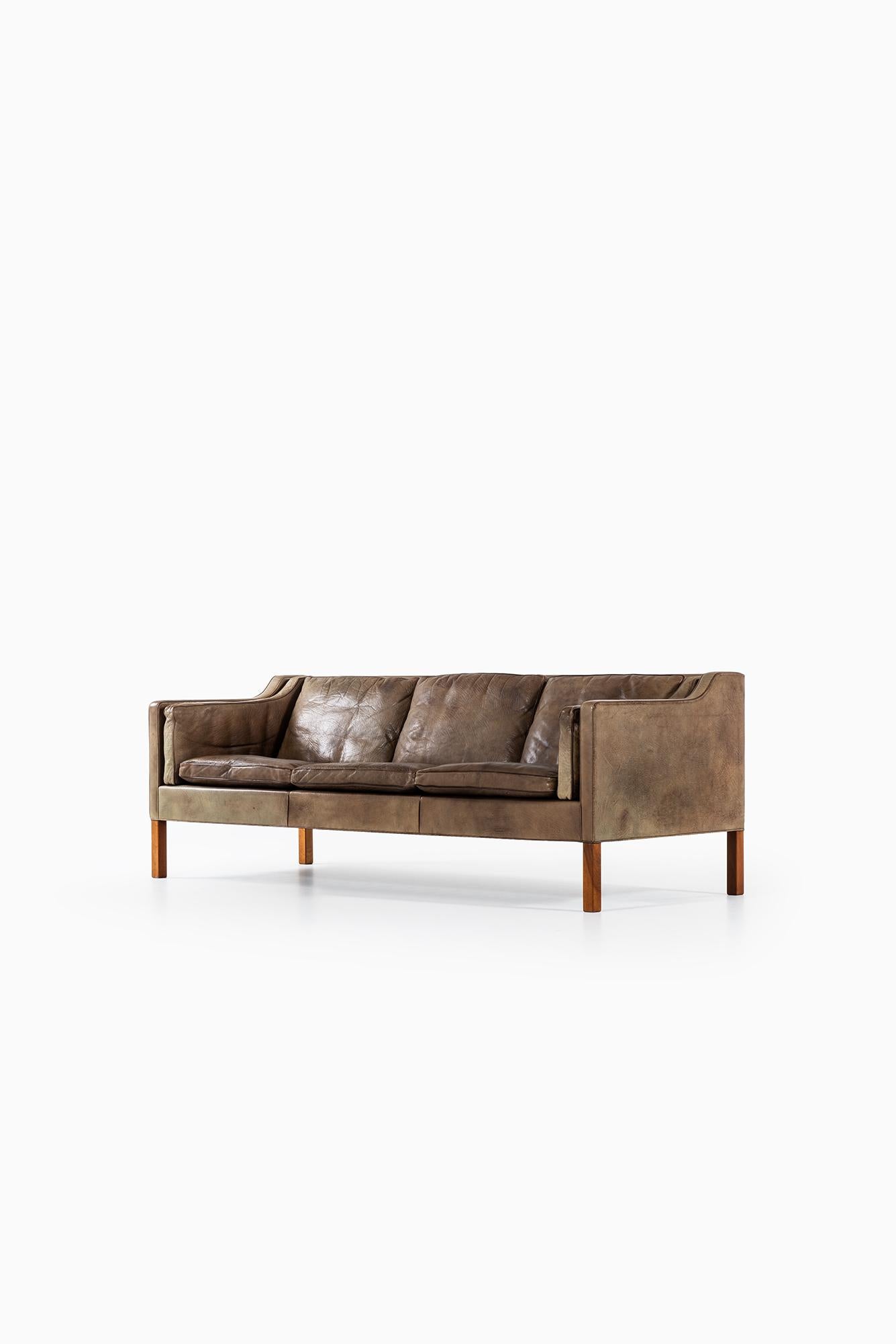 Mid-20th Century Børge Mogensen Sofa Model 2213 by Fredericia Stolefabrik in Denmark