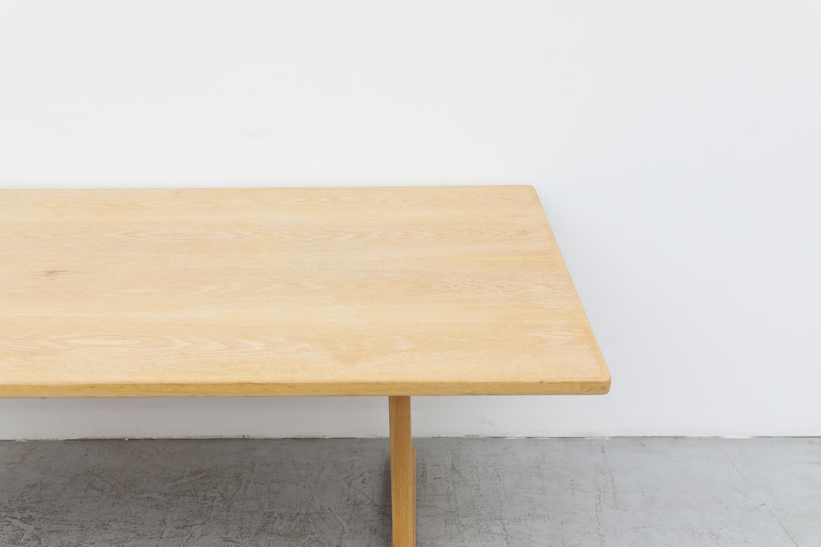 Børge Mogensen Solid Oak Dining Table 1