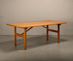 Børge Mogensen solid Oak Dining Table or Desk Model 6284 for Fredericia, Denmark