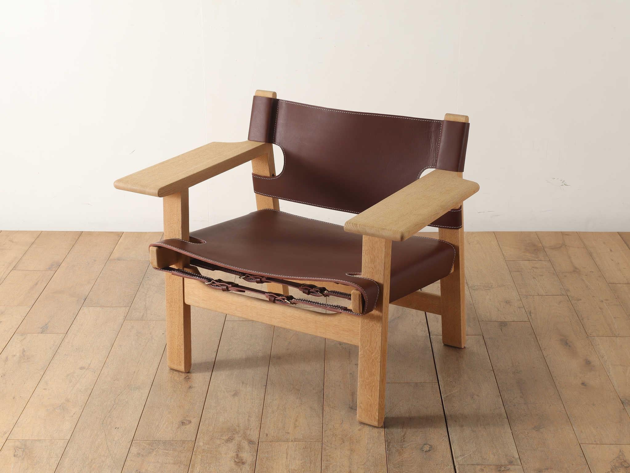 Danish Børge Mogensen Spanish Chair , 1960s For Sale