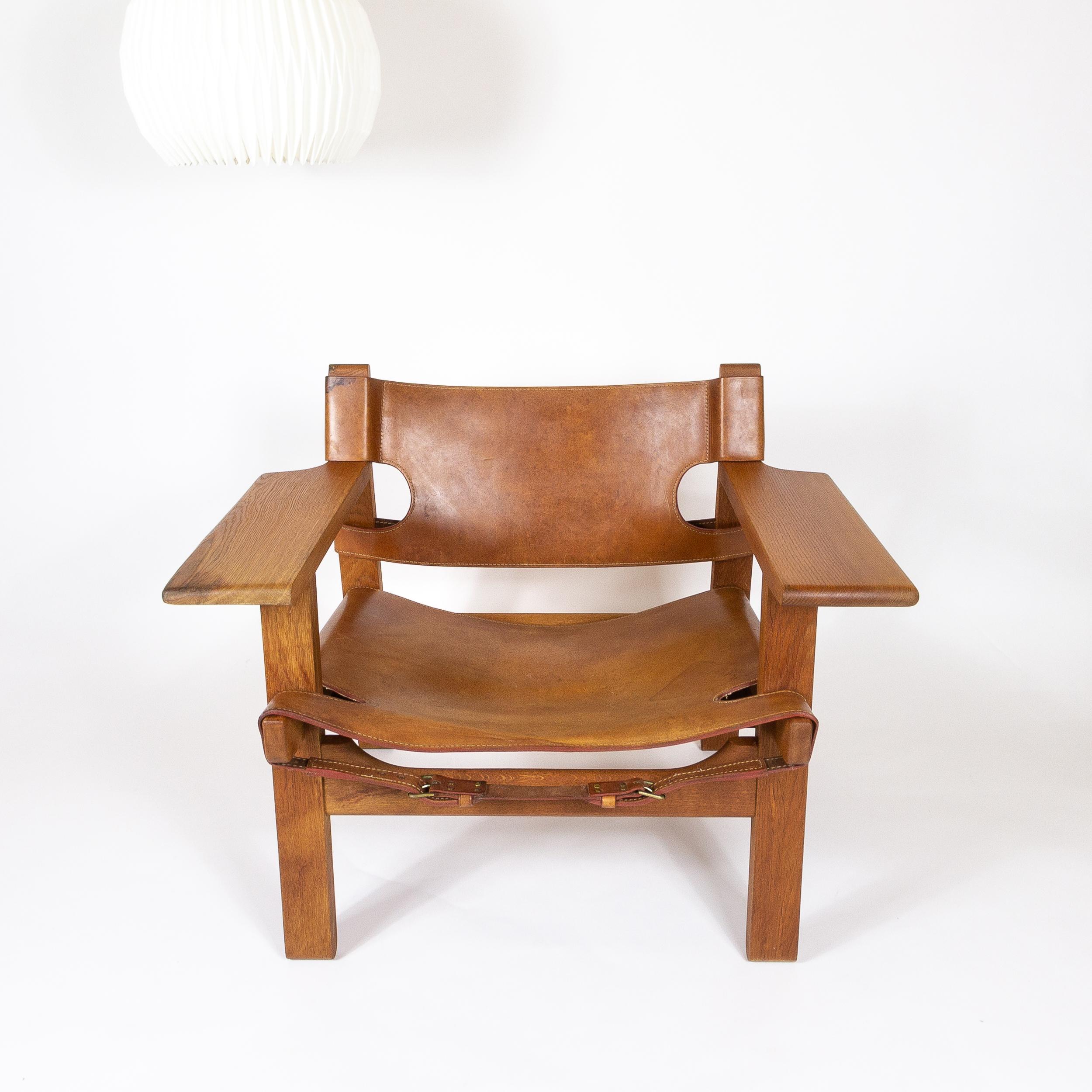 Børge Mogensen Spanish Chair, Denmark, 1960s 1