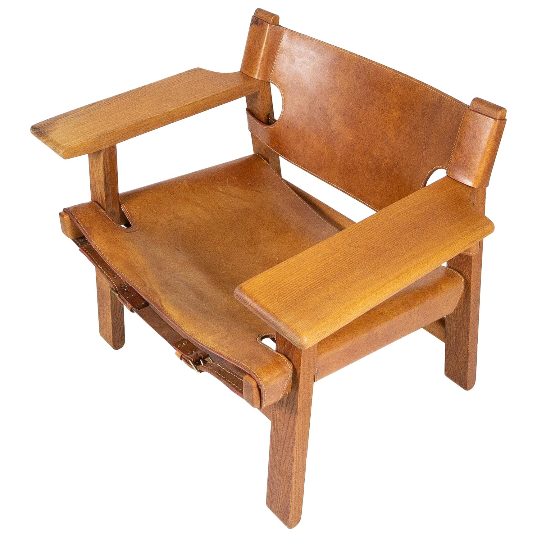 Børge Mogensen Spanish Chair, Denmark, 1960s